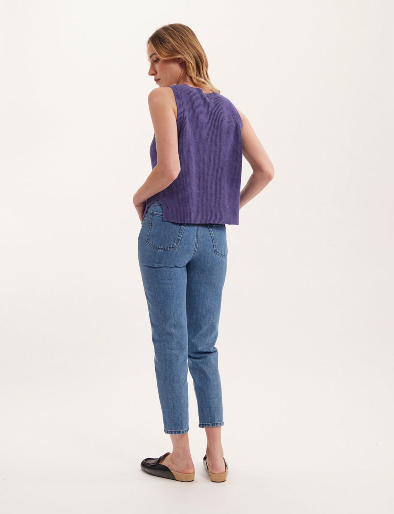 Maglia senza mangas Agatha morado