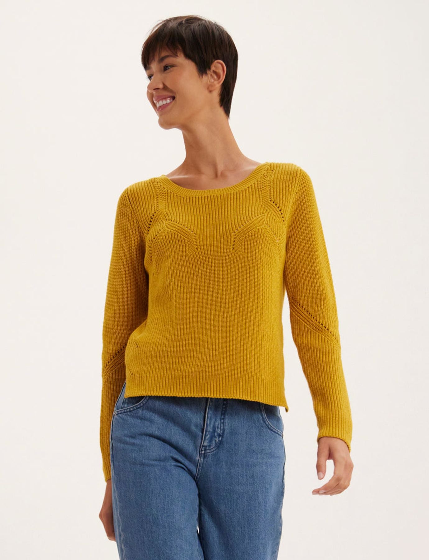 Maglia Agathe mostaza