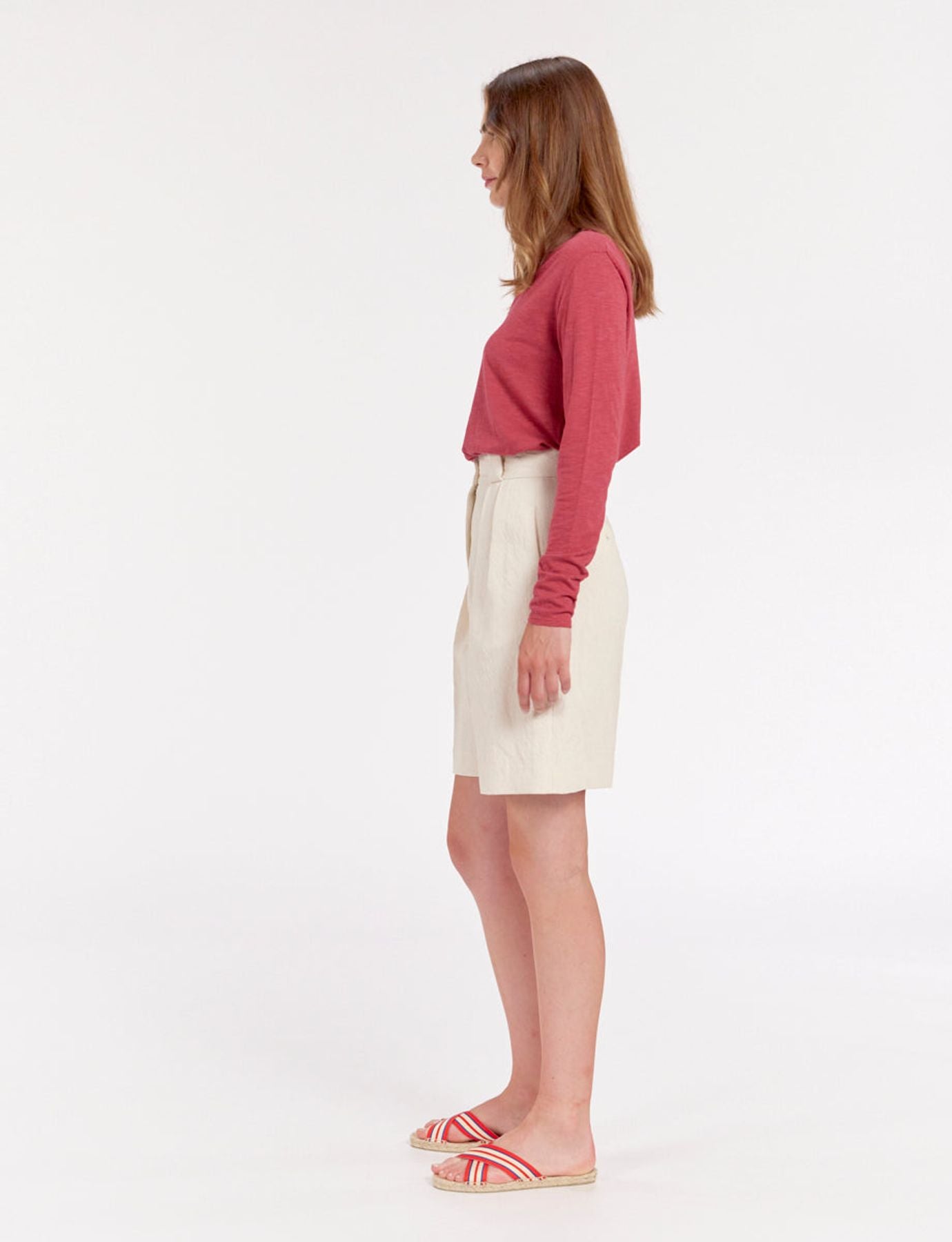 Pantaloncini Odette avorio