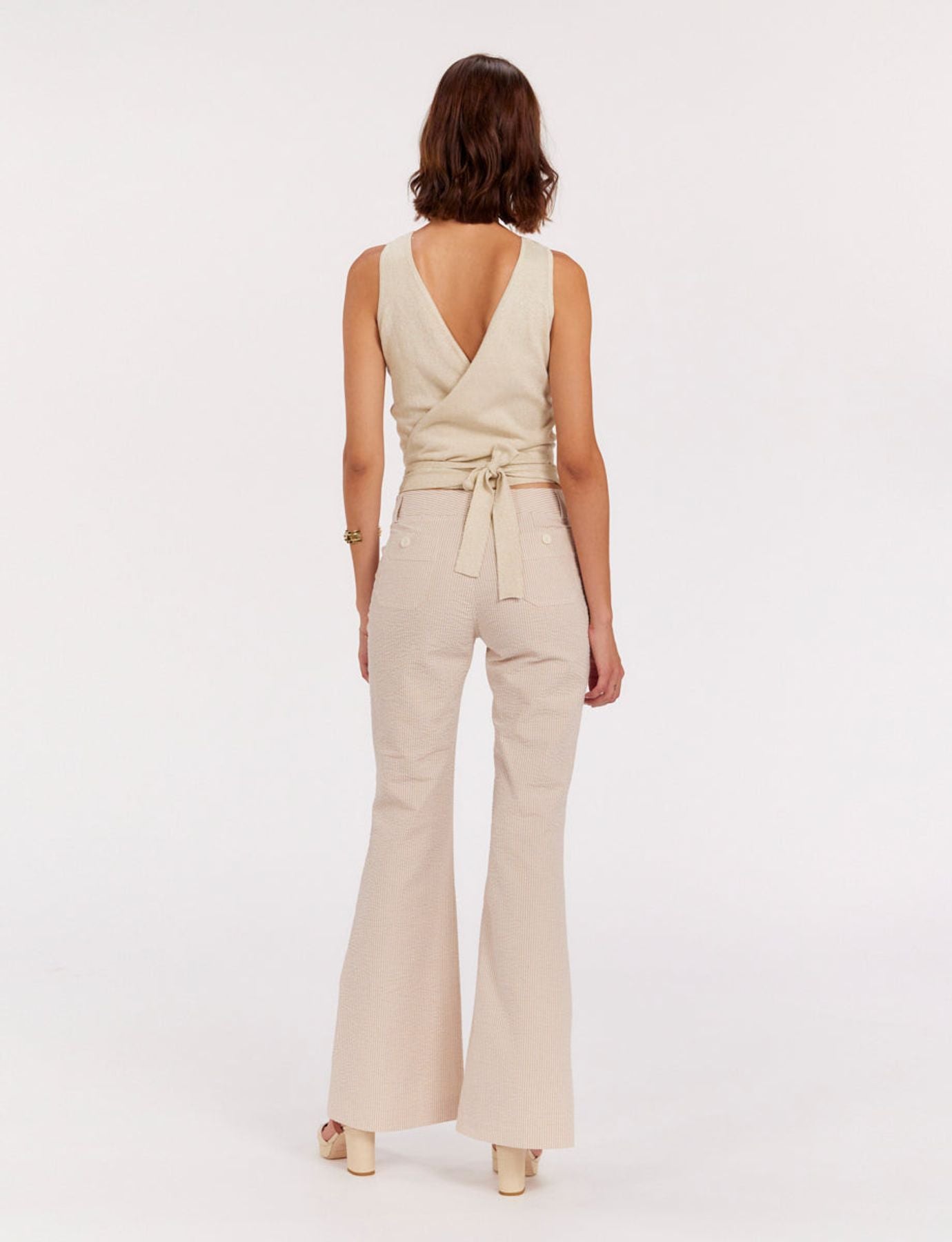 Pantaloni a zampa Charlotte