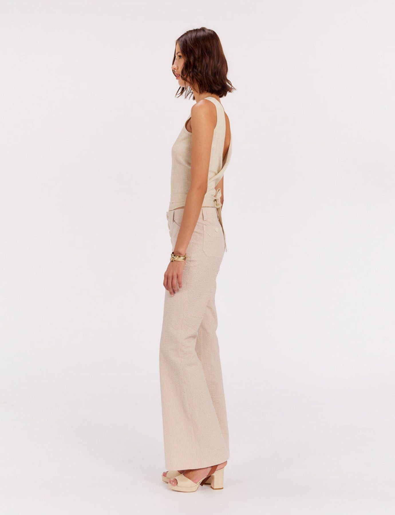 Pantaloni a zampa Charlotte