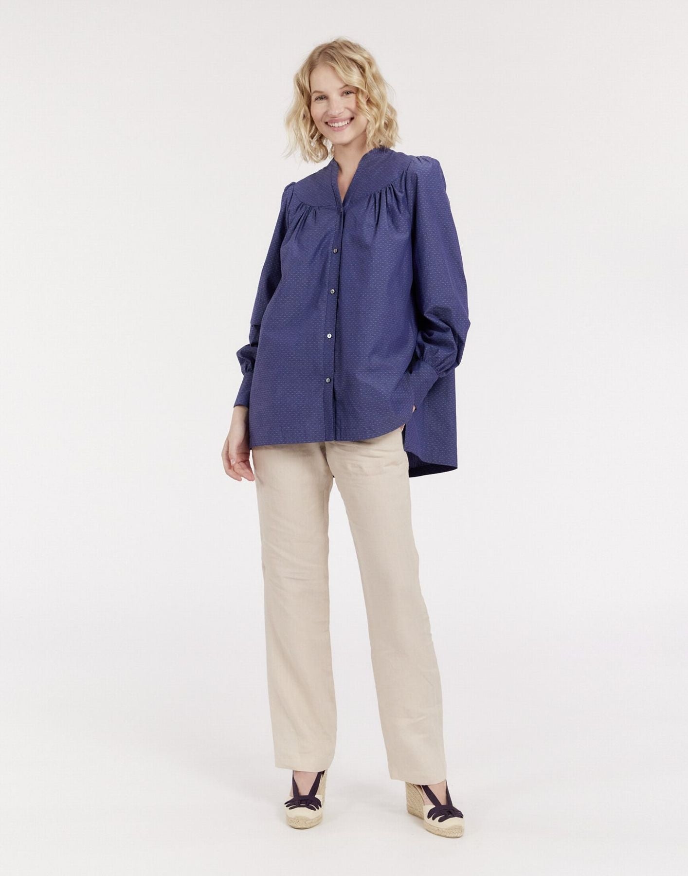 Blusa vaquera azul Ornella