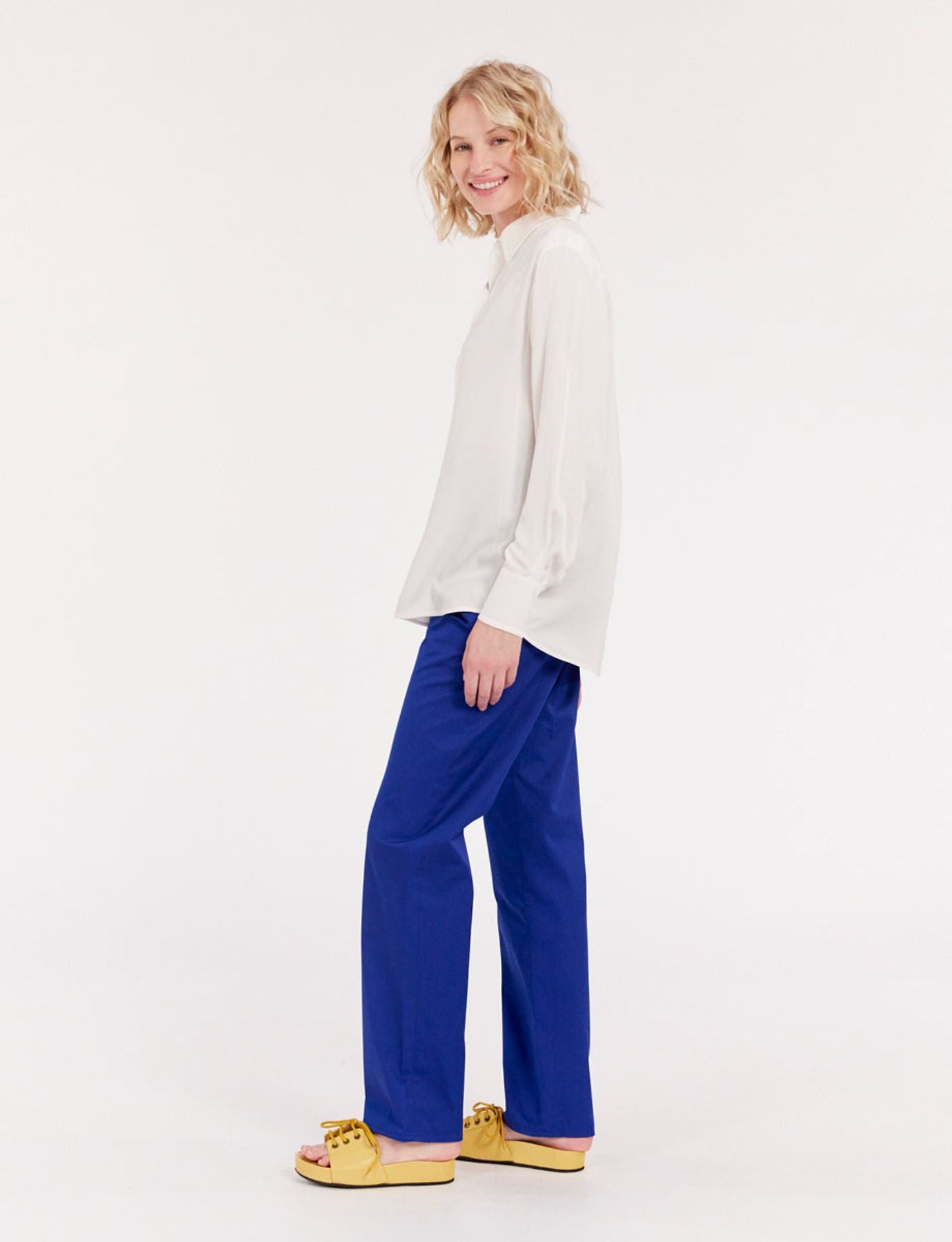 Camisa blanca de viscosa Maureen