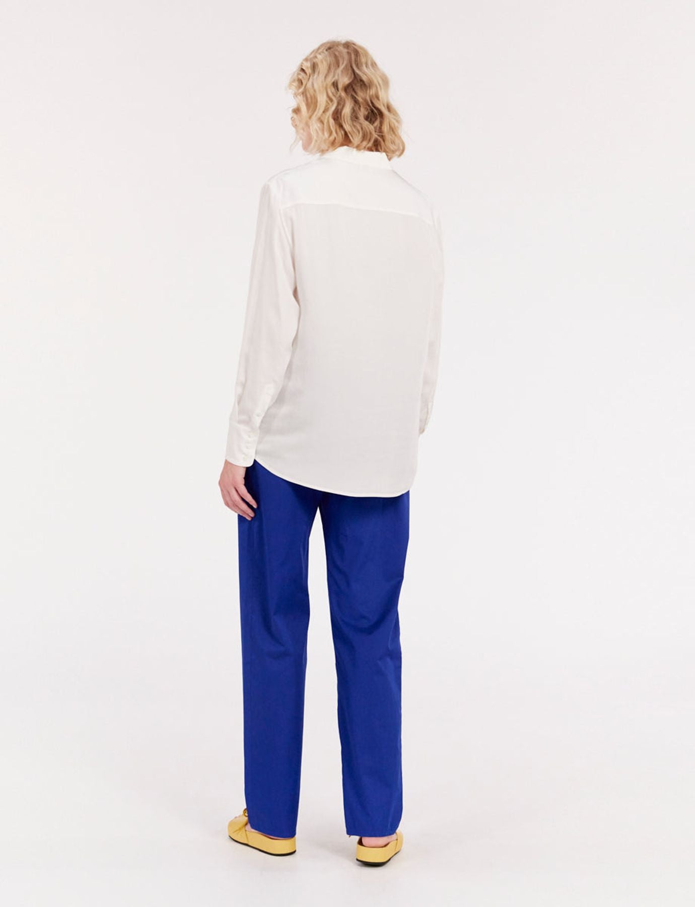 Camisa blanca de viscosa Maureen