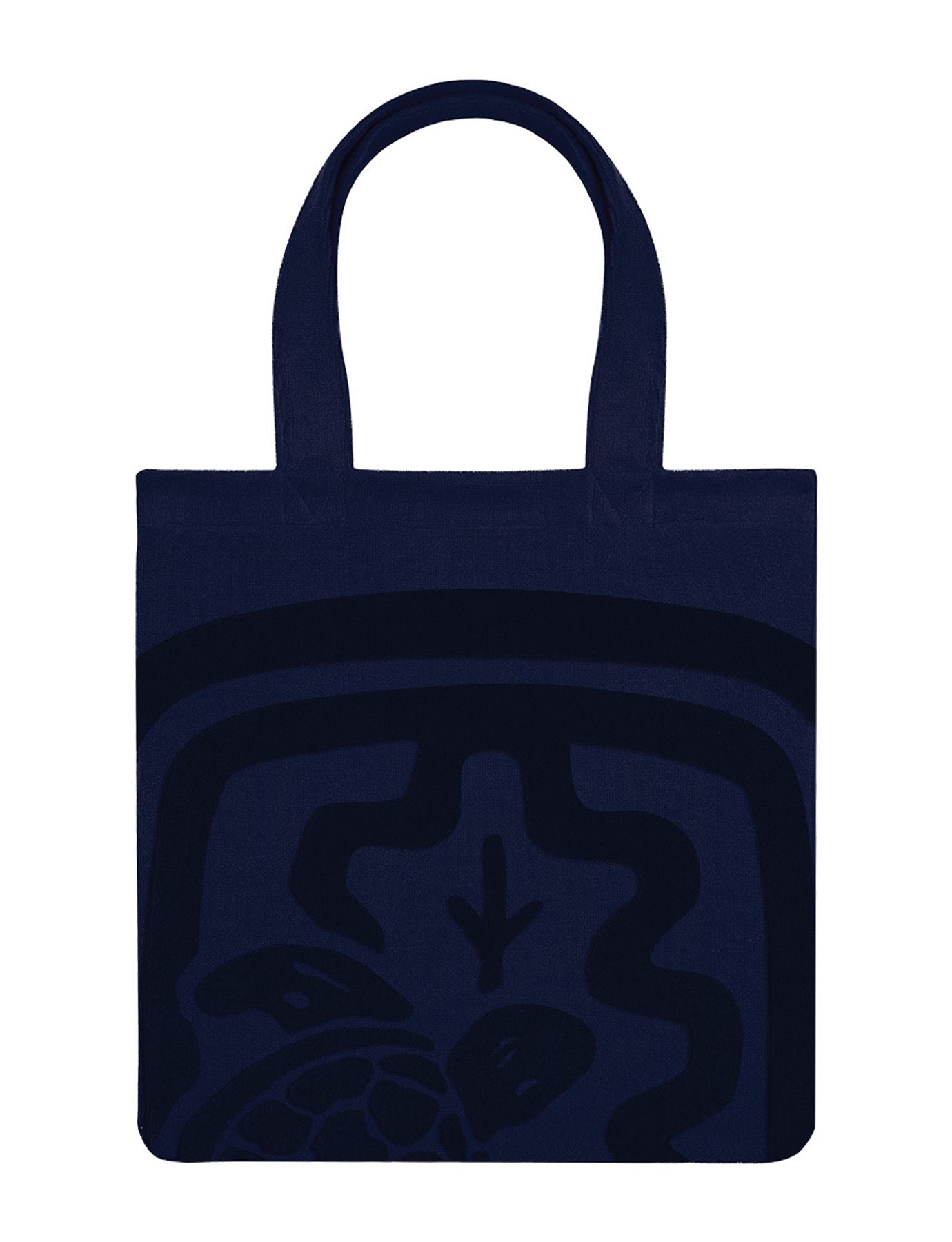 Boudoir, borsa in spugna, Ines x Vilebrequin, blu navy