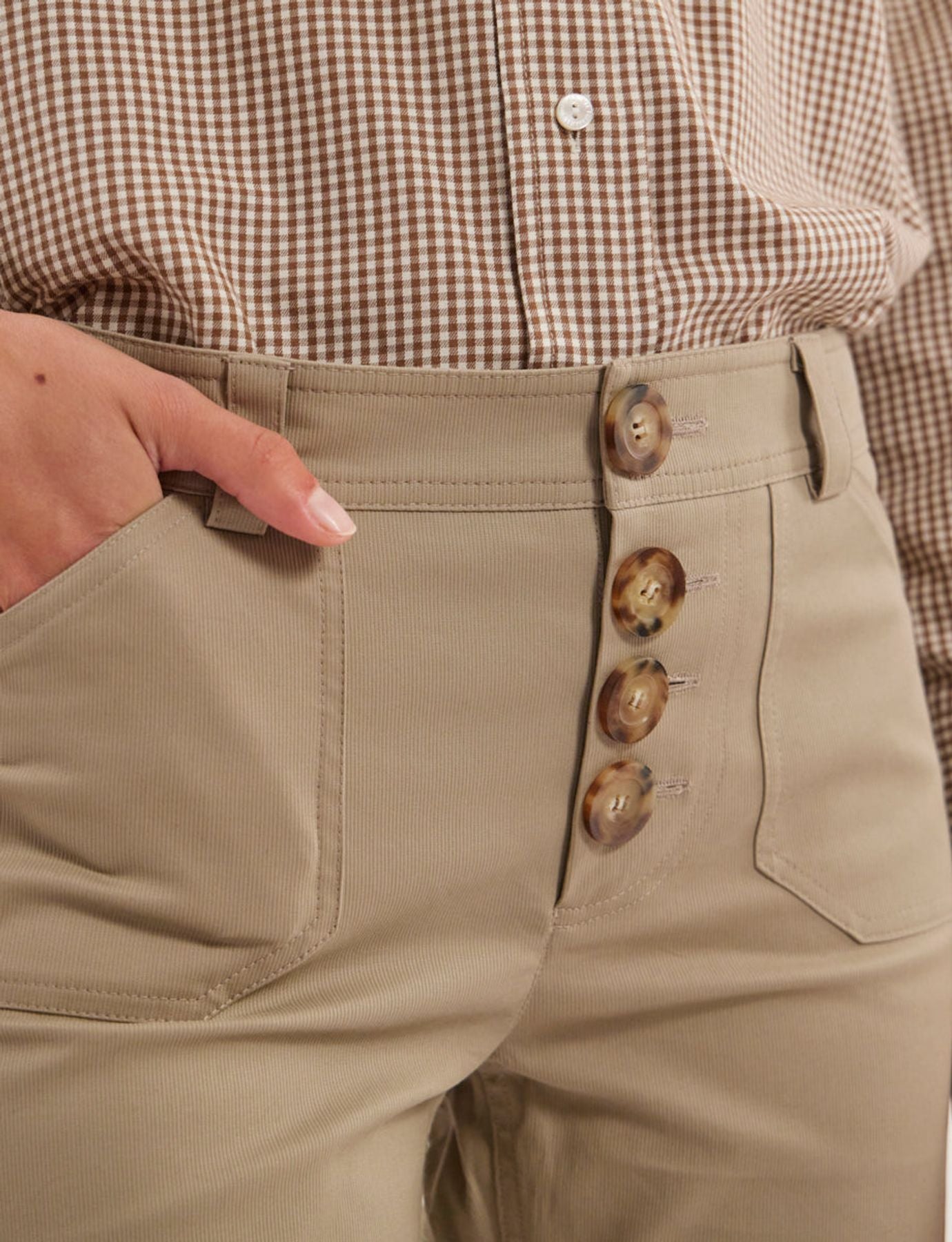 Pantaloni Charlotte beige chiaro