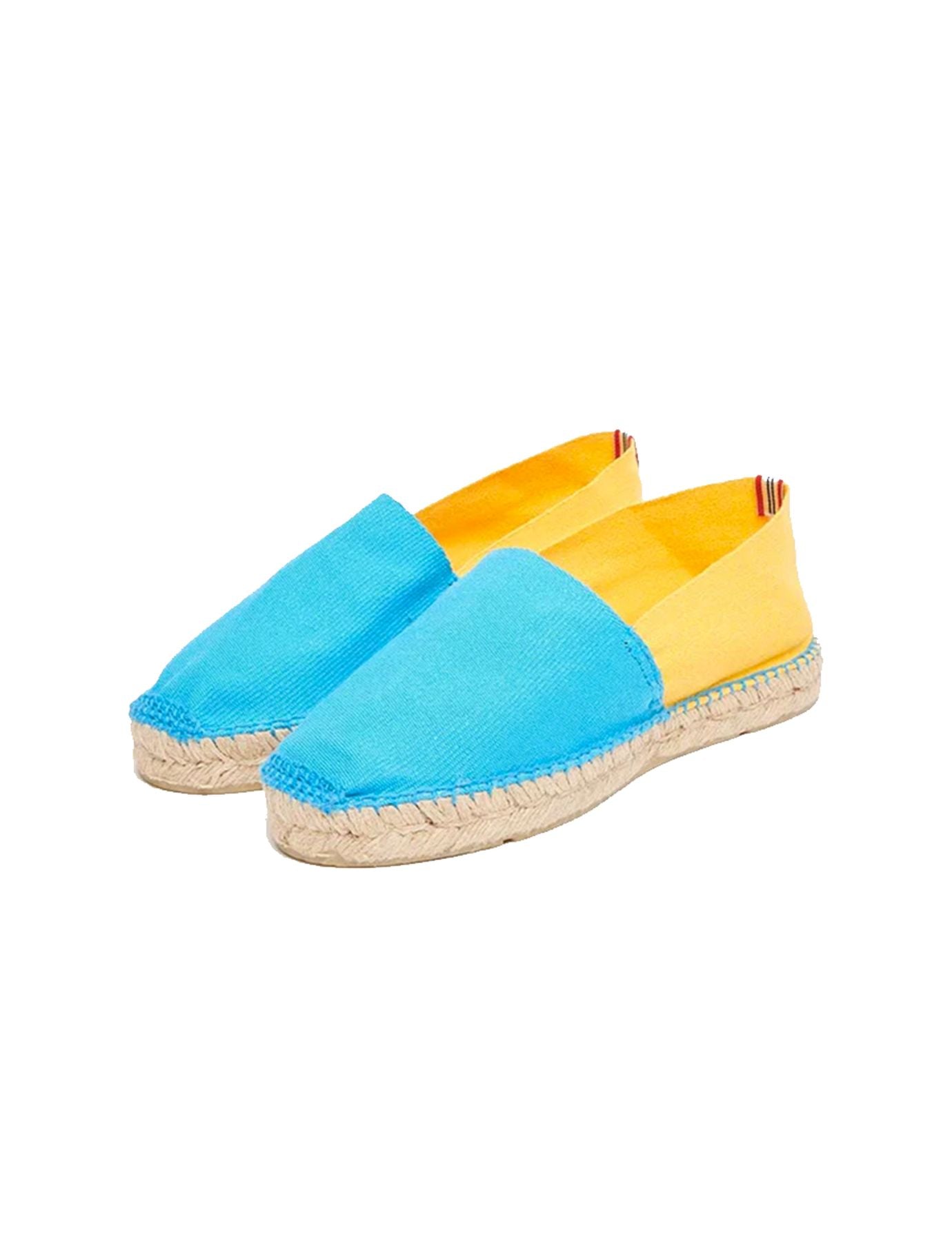 Espadrillas Aglae giallo-turchese