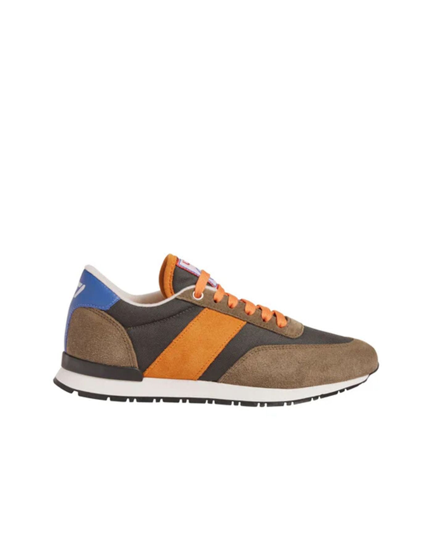 77" UZS x Ines Sneakers Unisex Khaki/Arancione/Blu