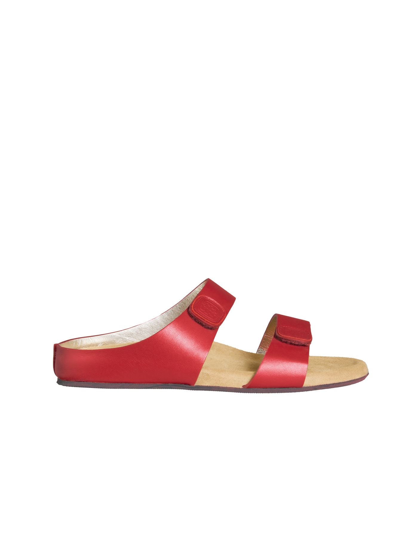 Mules in pelle rossa Delia