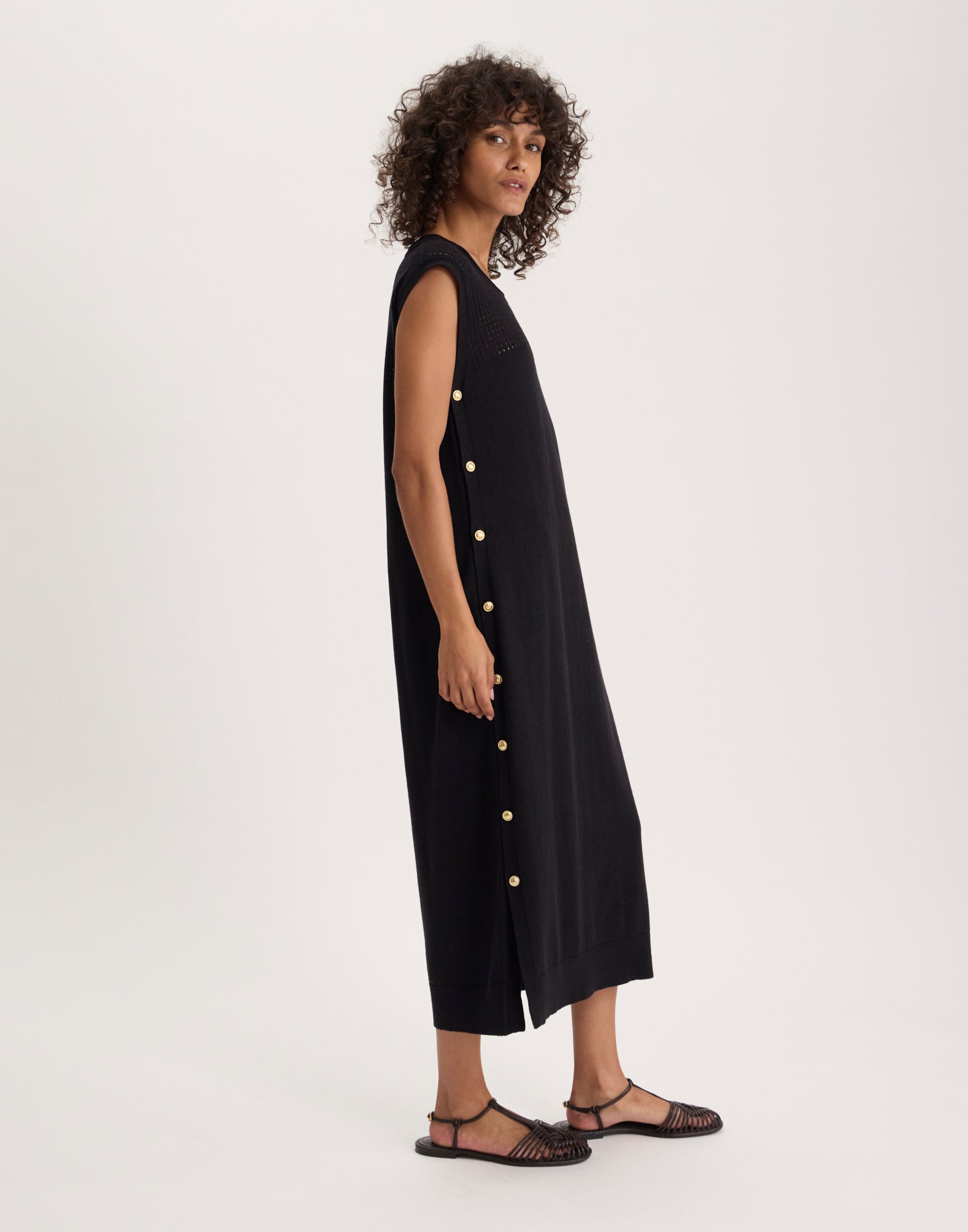 Robe de jour Iris en lin mélangé