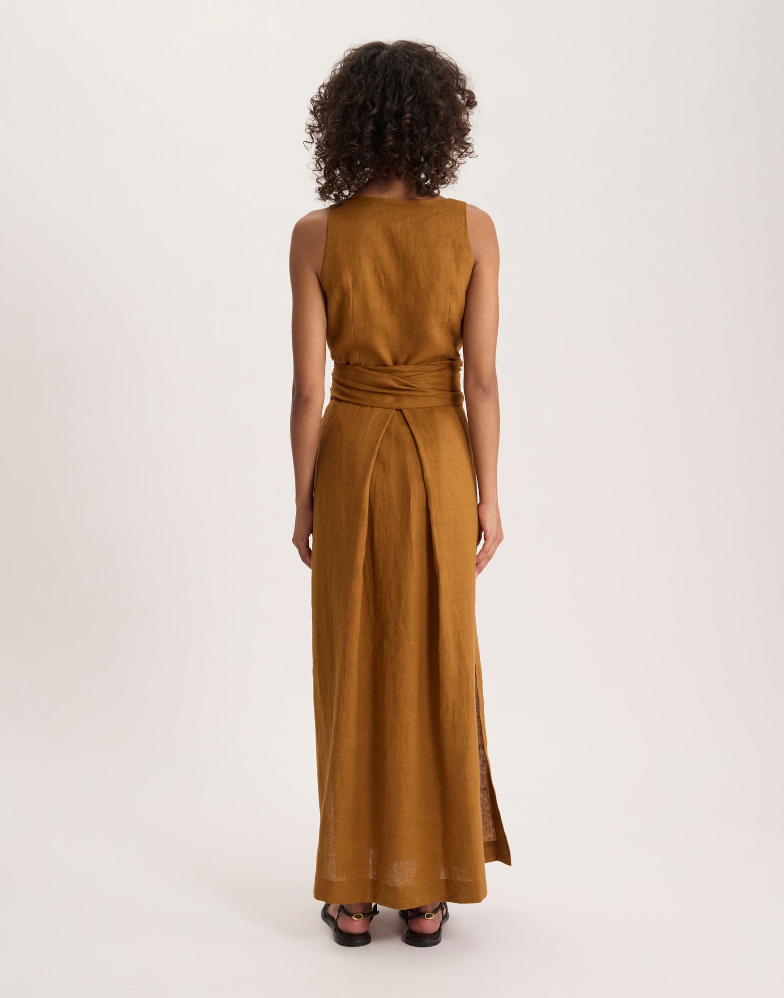 Robe Ambre en lin