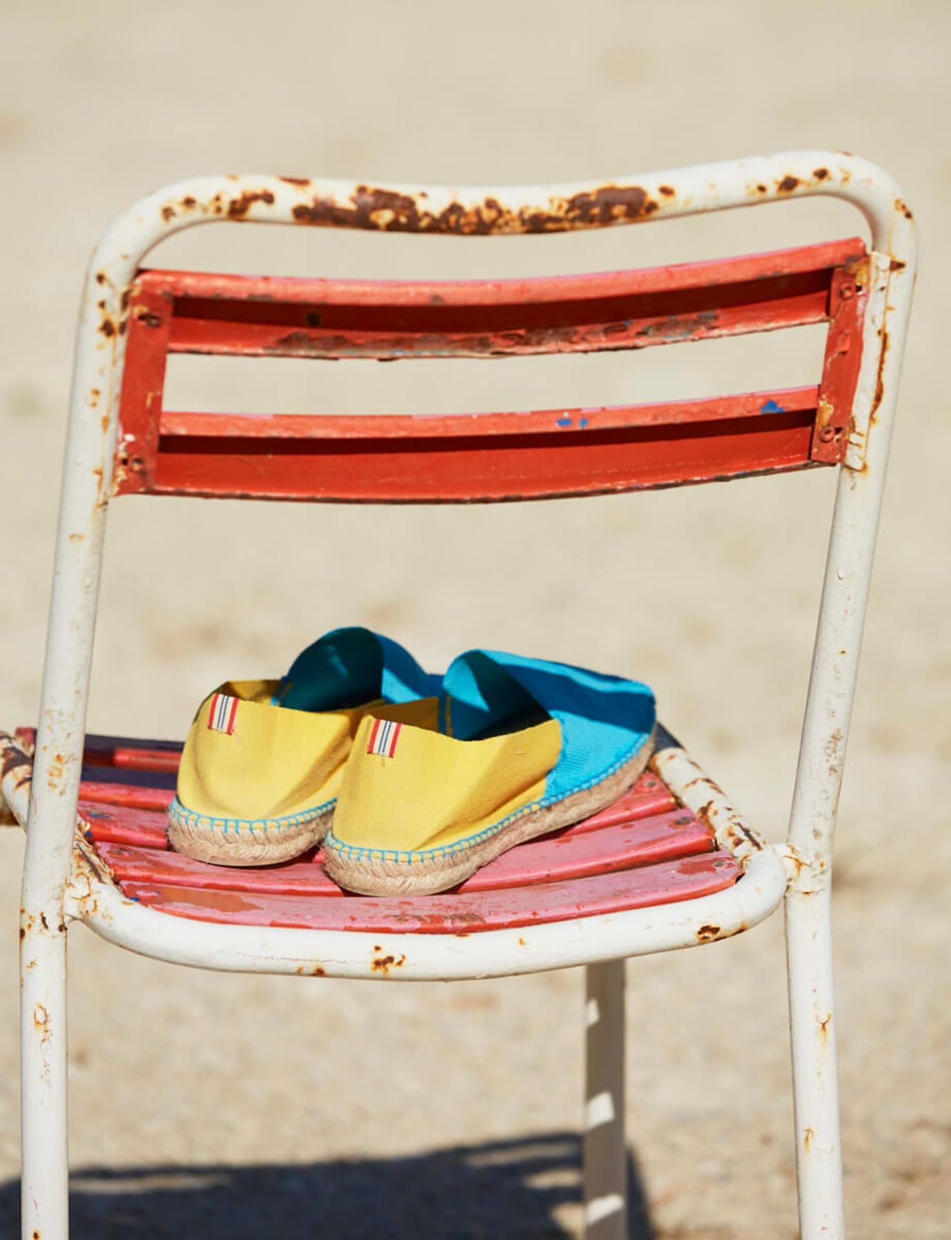 Espadrillas Aglae giallo-turchese