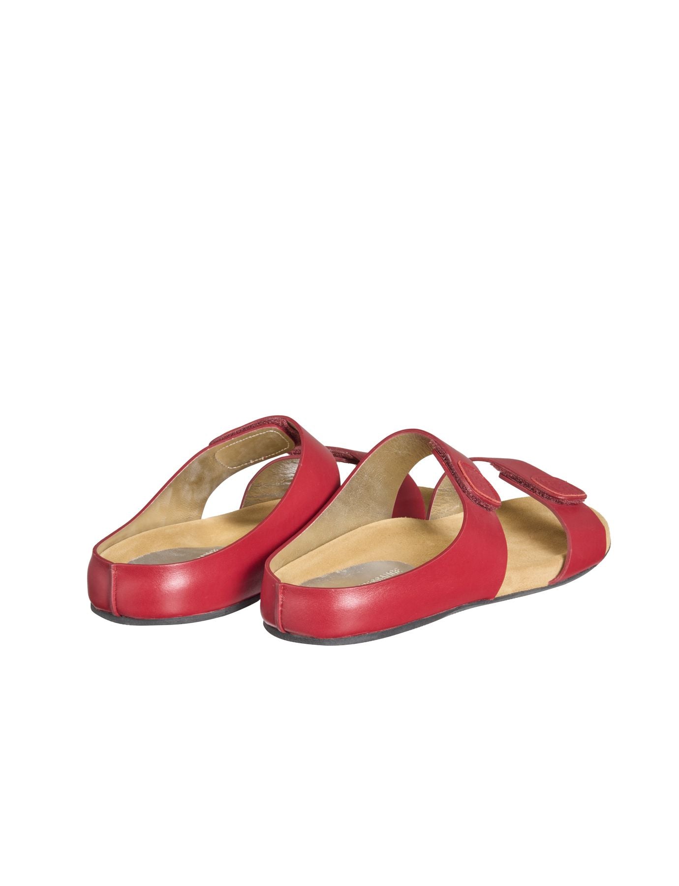 Mules in pelle rossa Delia