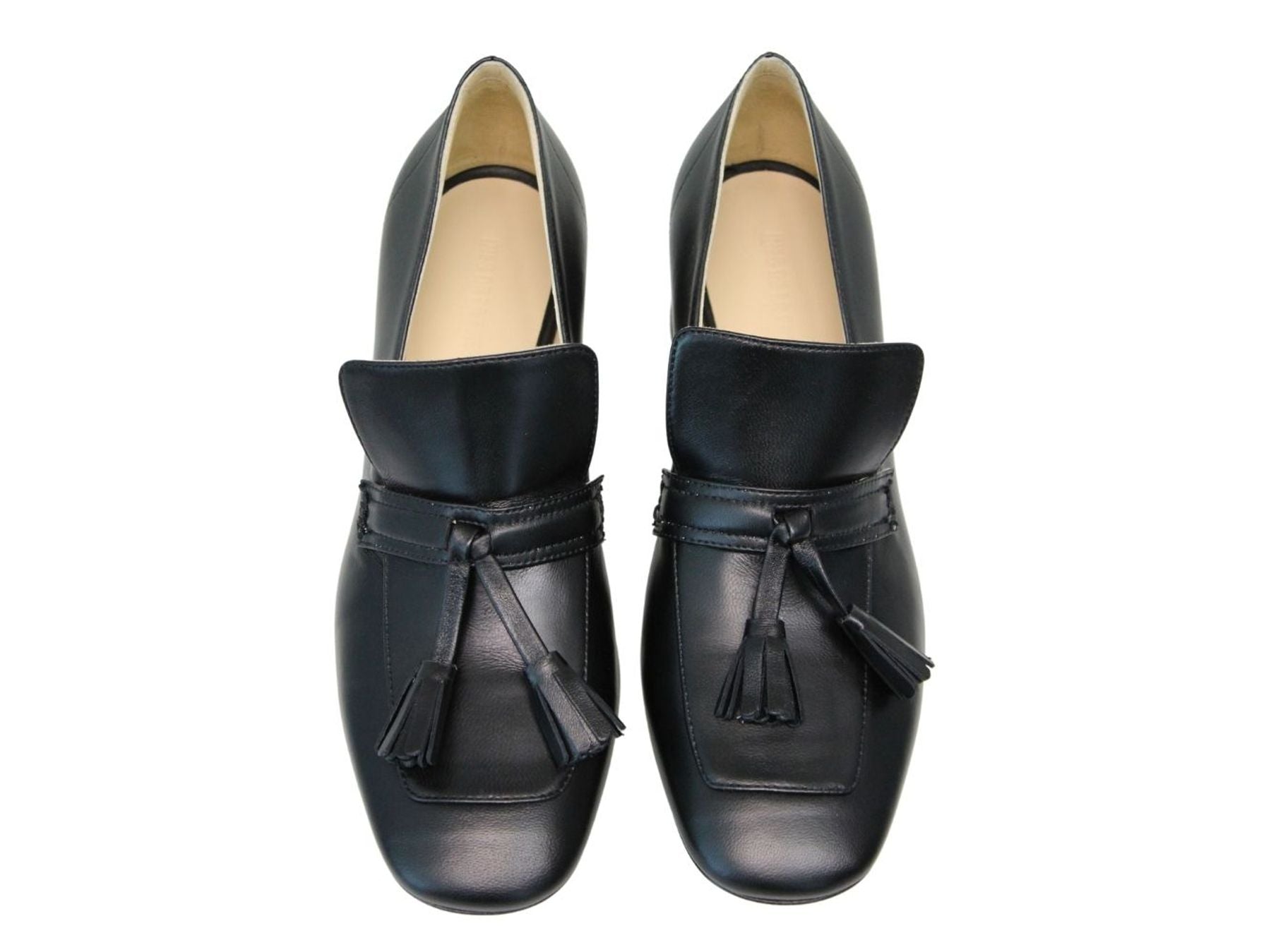 Scarpe da ginnastica Élise di pelle flessibile nera
