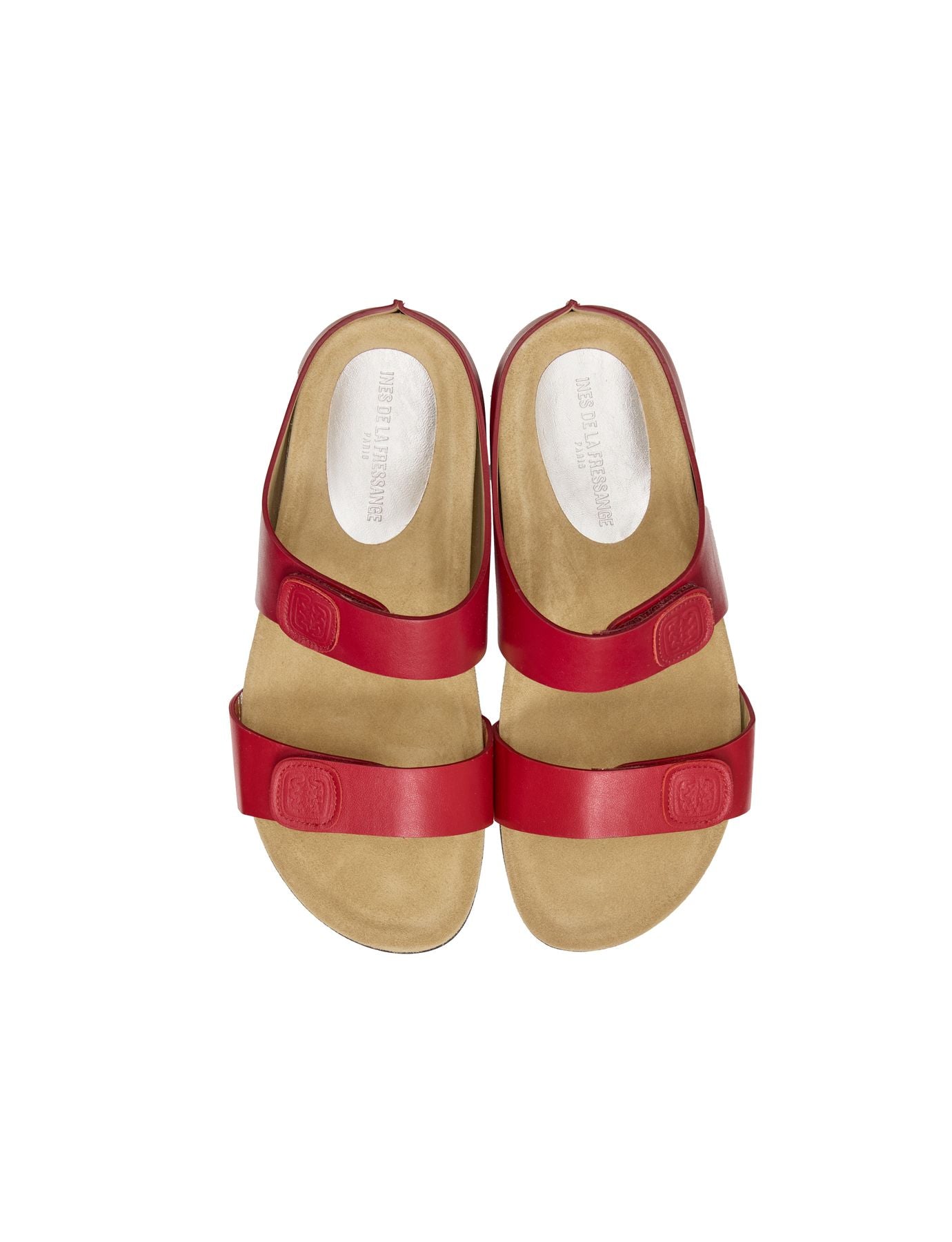 Mules in pelle rossa Delia