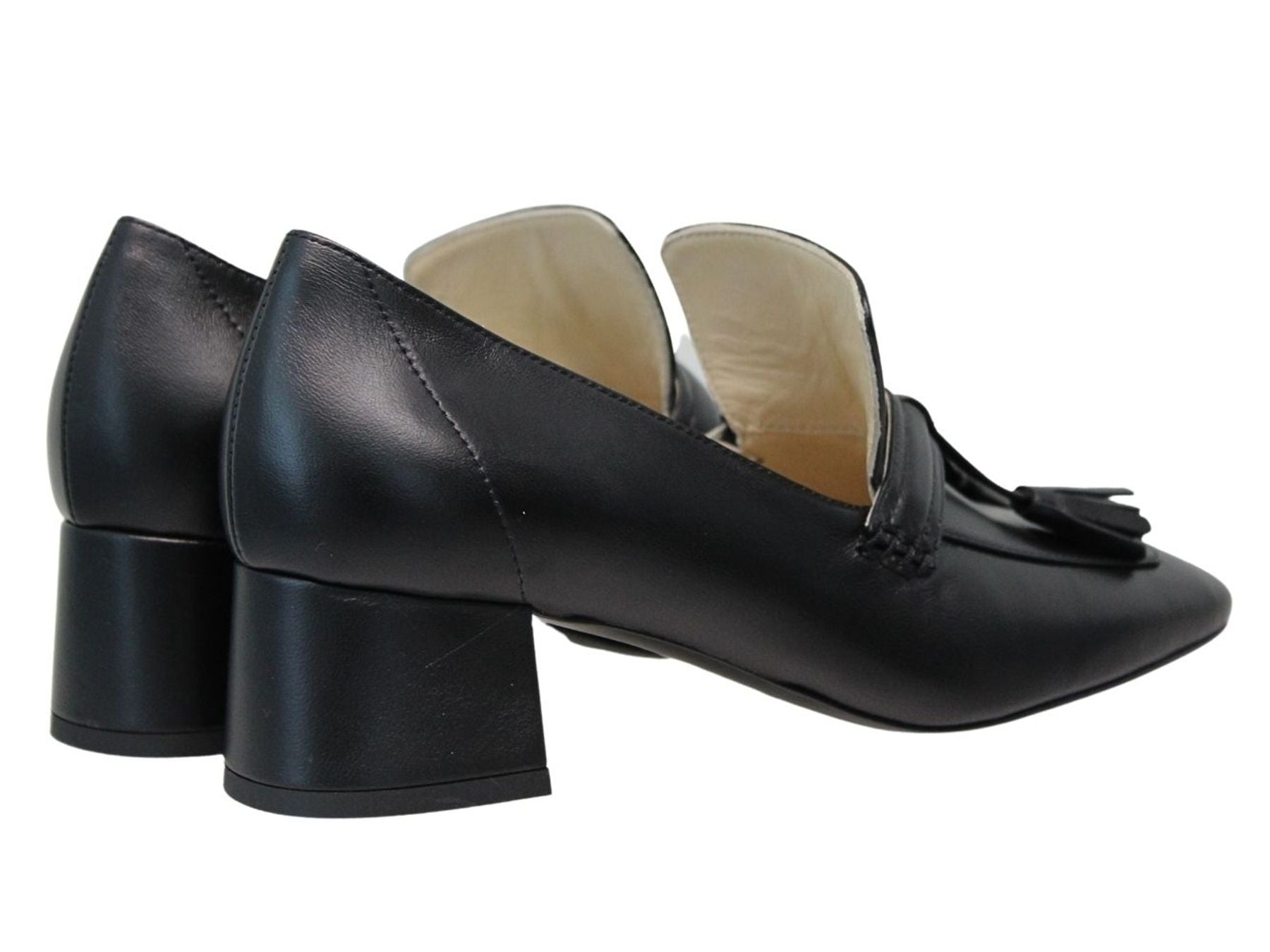 Scarpe da ginnastica Élise di pelle flessibile nera