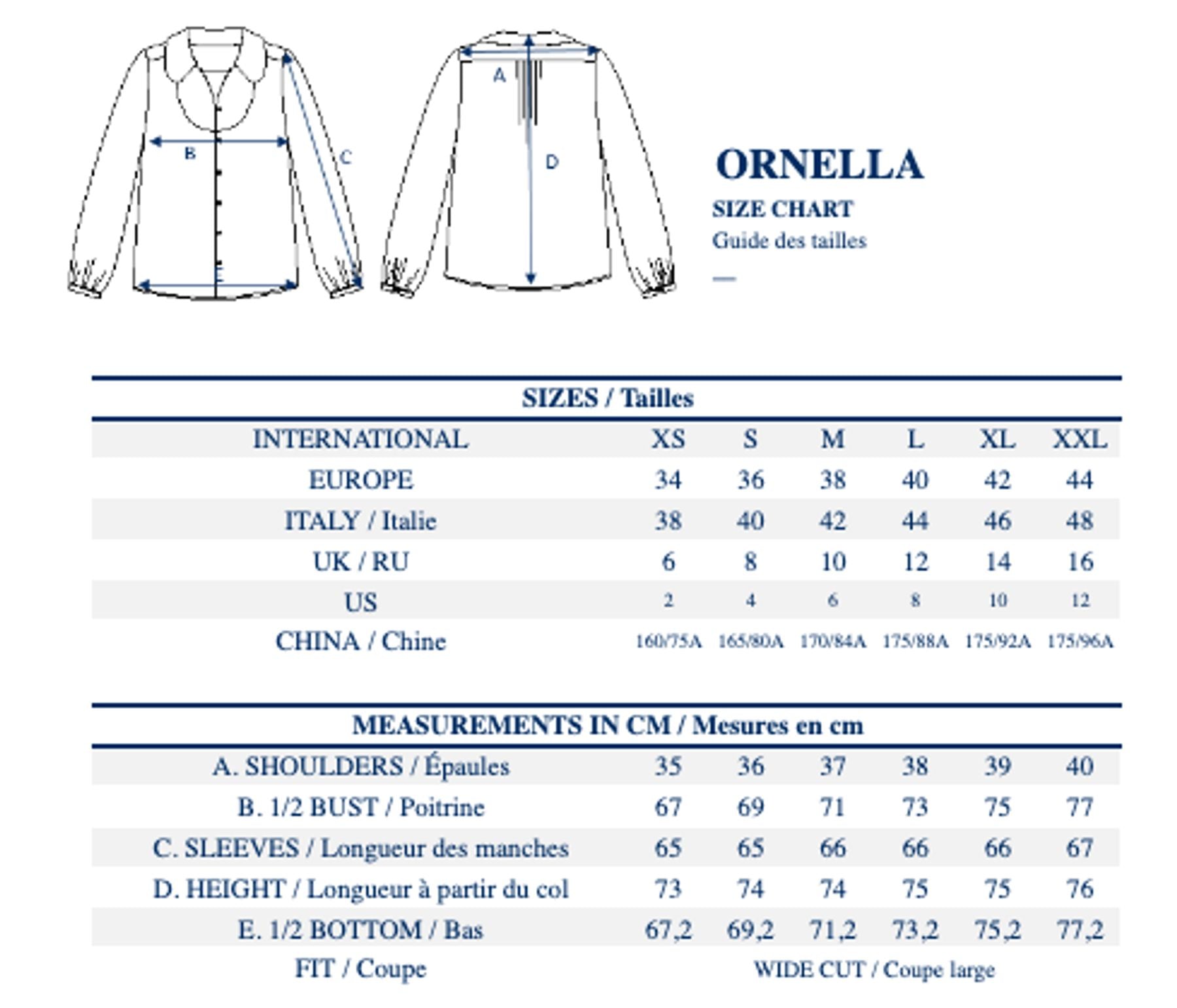 Camicetta Ornella con stampa a foglie di quercia