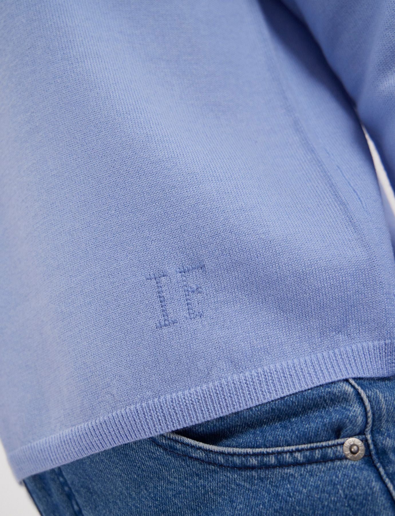 Maglia Angelina di lana merino azul claro