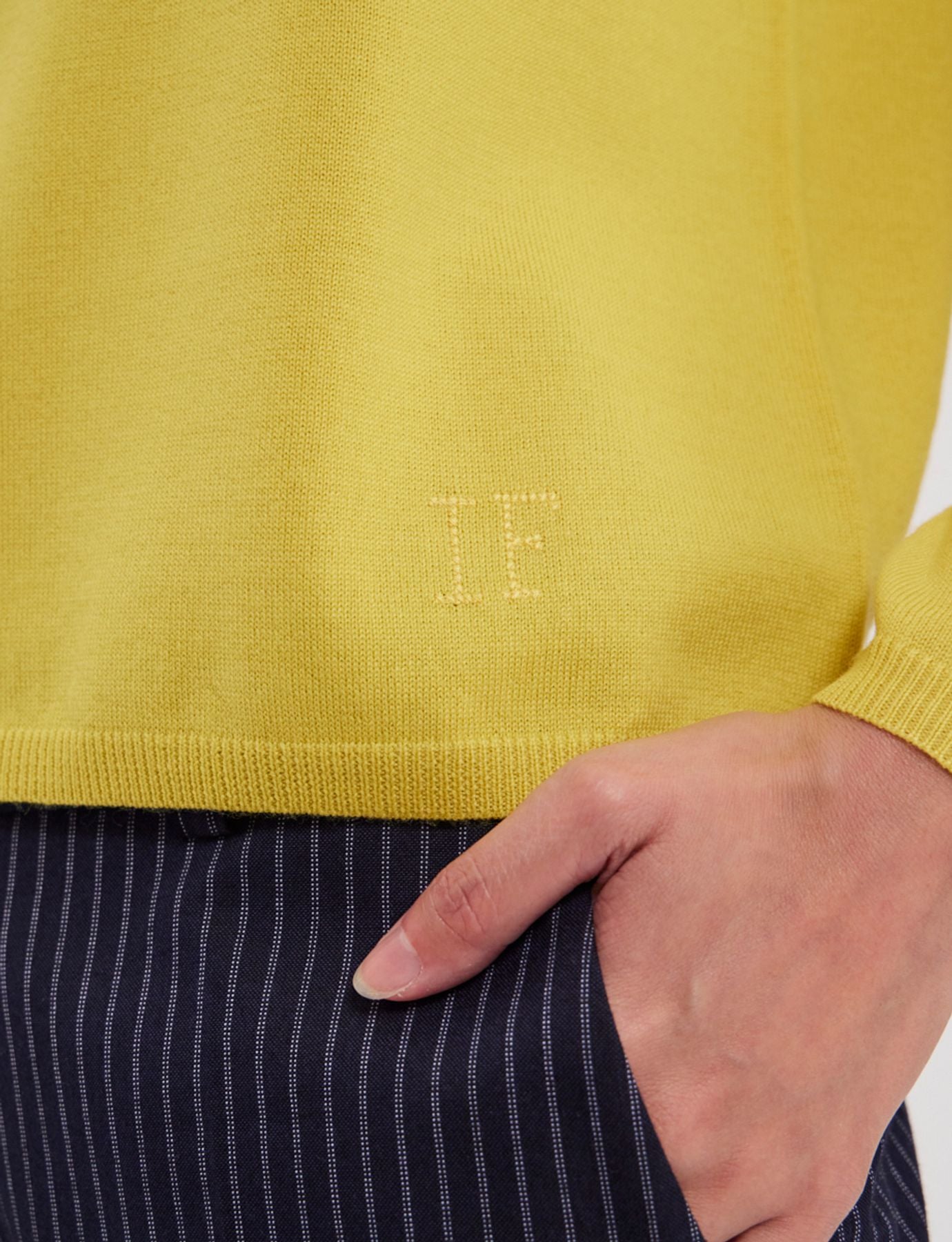 Maglia Angelina di lana merino amarillo