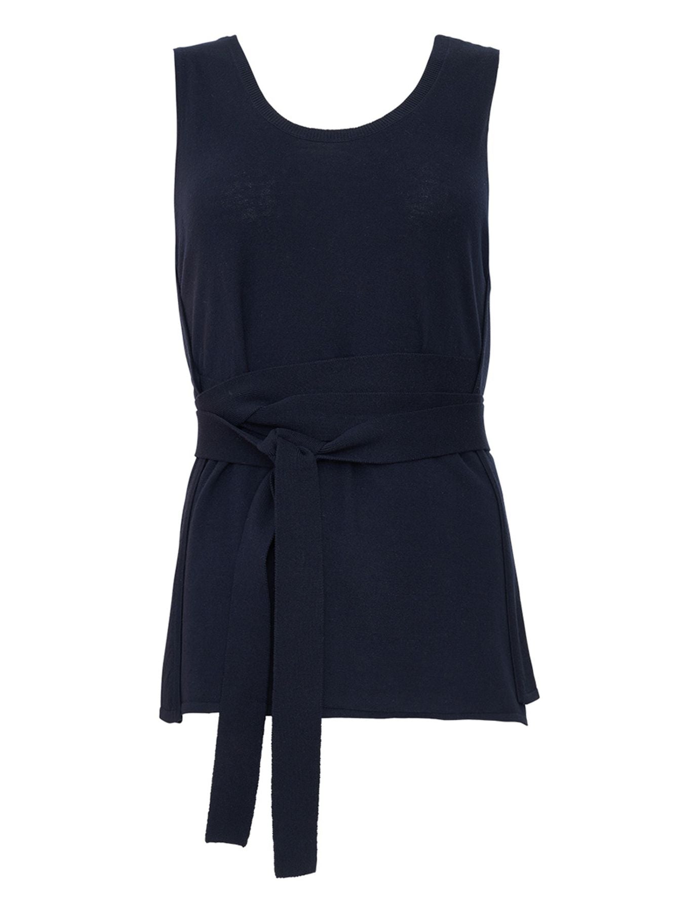 Albane Top azul marino