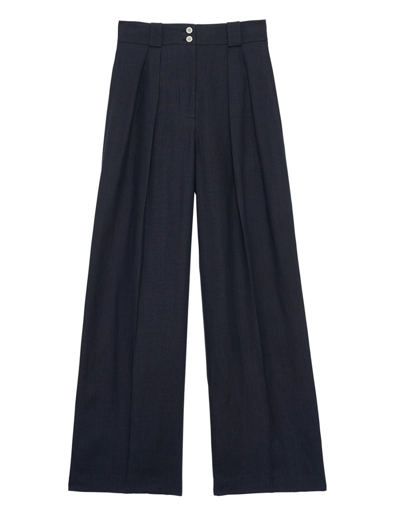 Pantaloni in lino Marlène