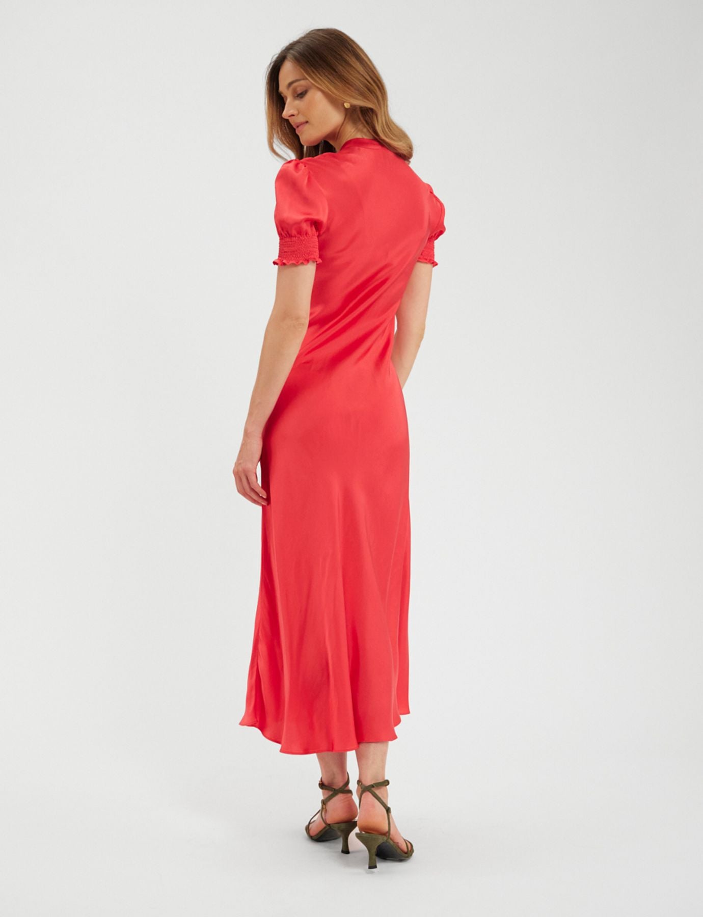 Vestido cereza rosa