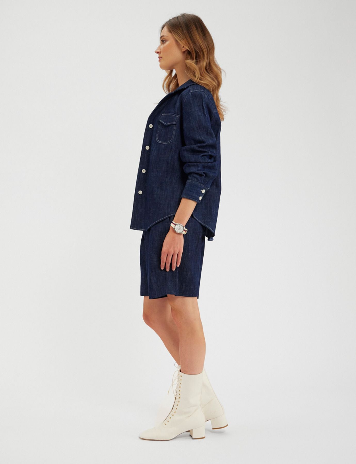 Camisa vaquera azul Evana