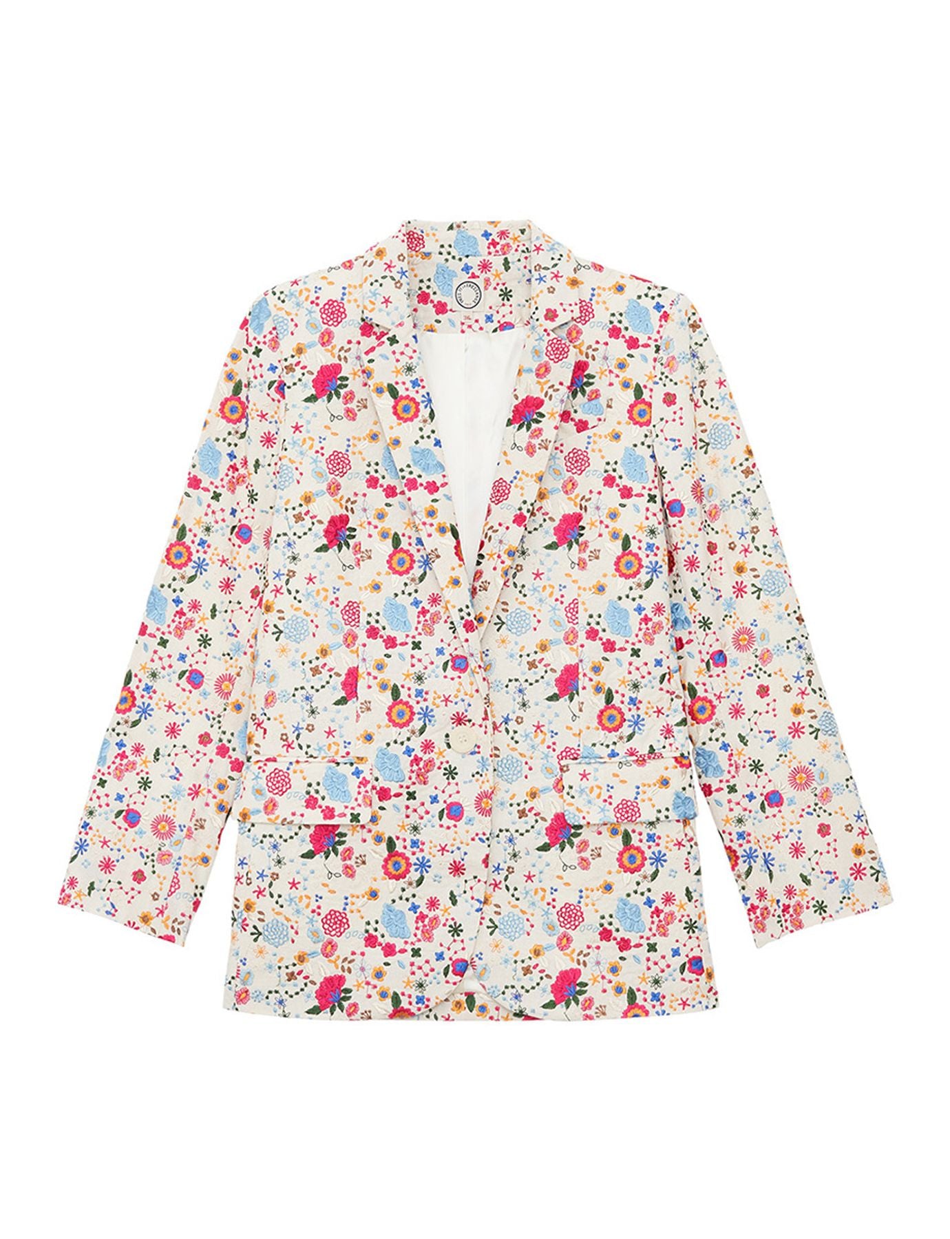 Chaqueta Bruna in tejido bordò