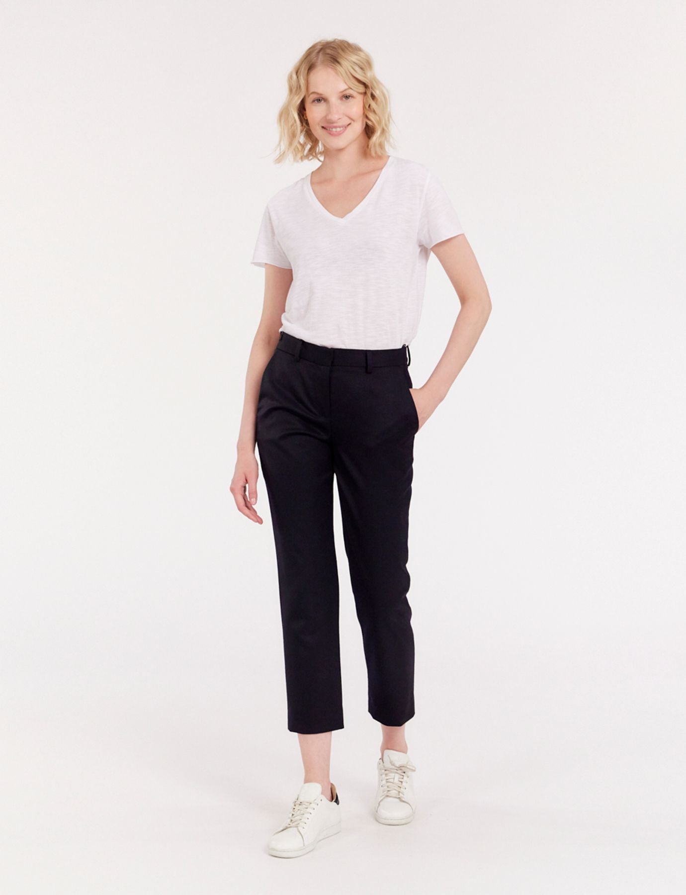Pantaloni Audrey blu notte