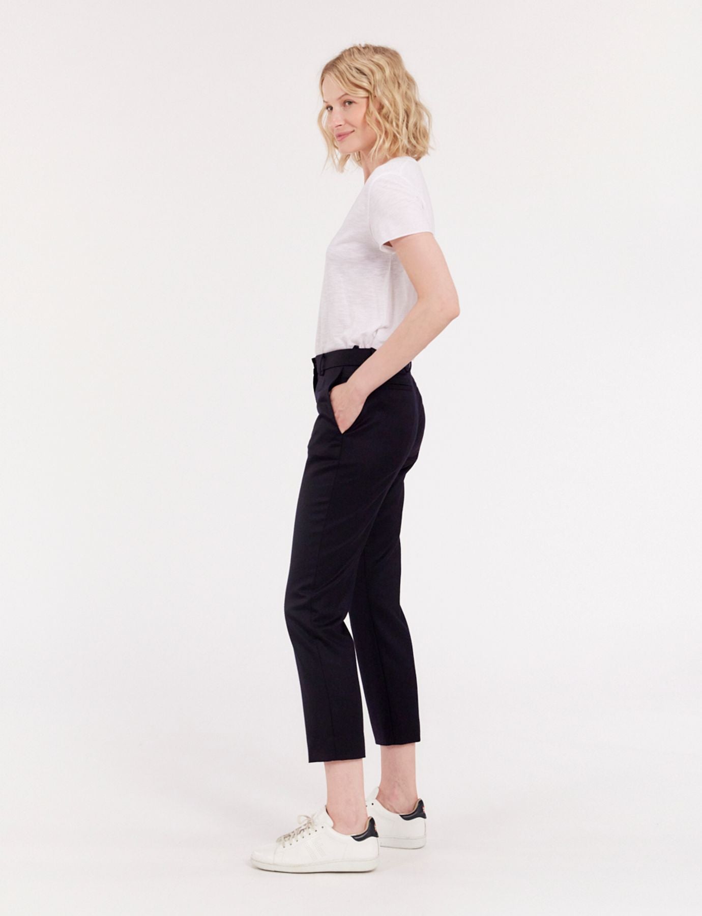 Pantaloni Audrey blu notte