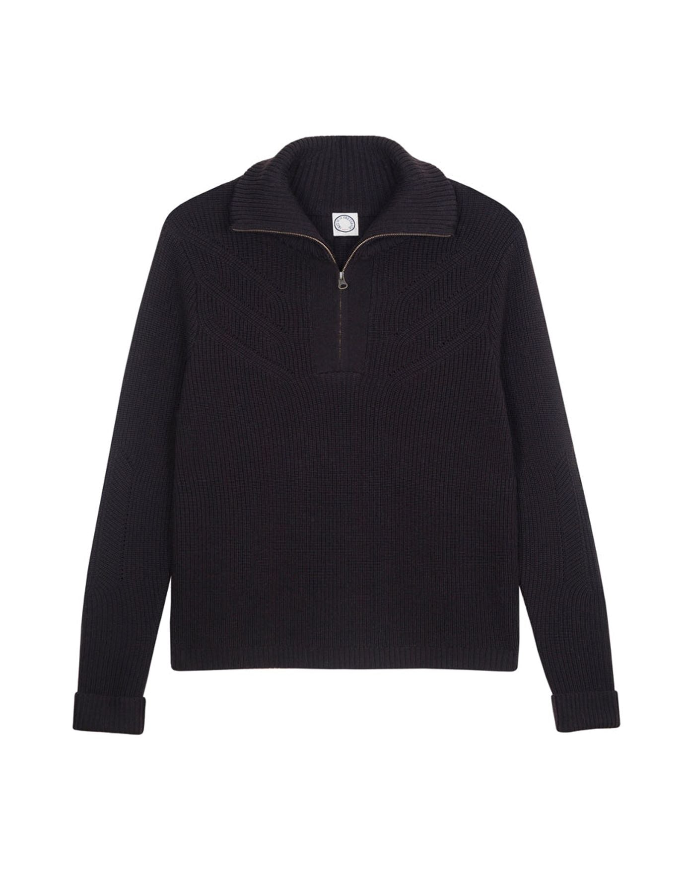 Maglia Dimitri in merina lana marrone