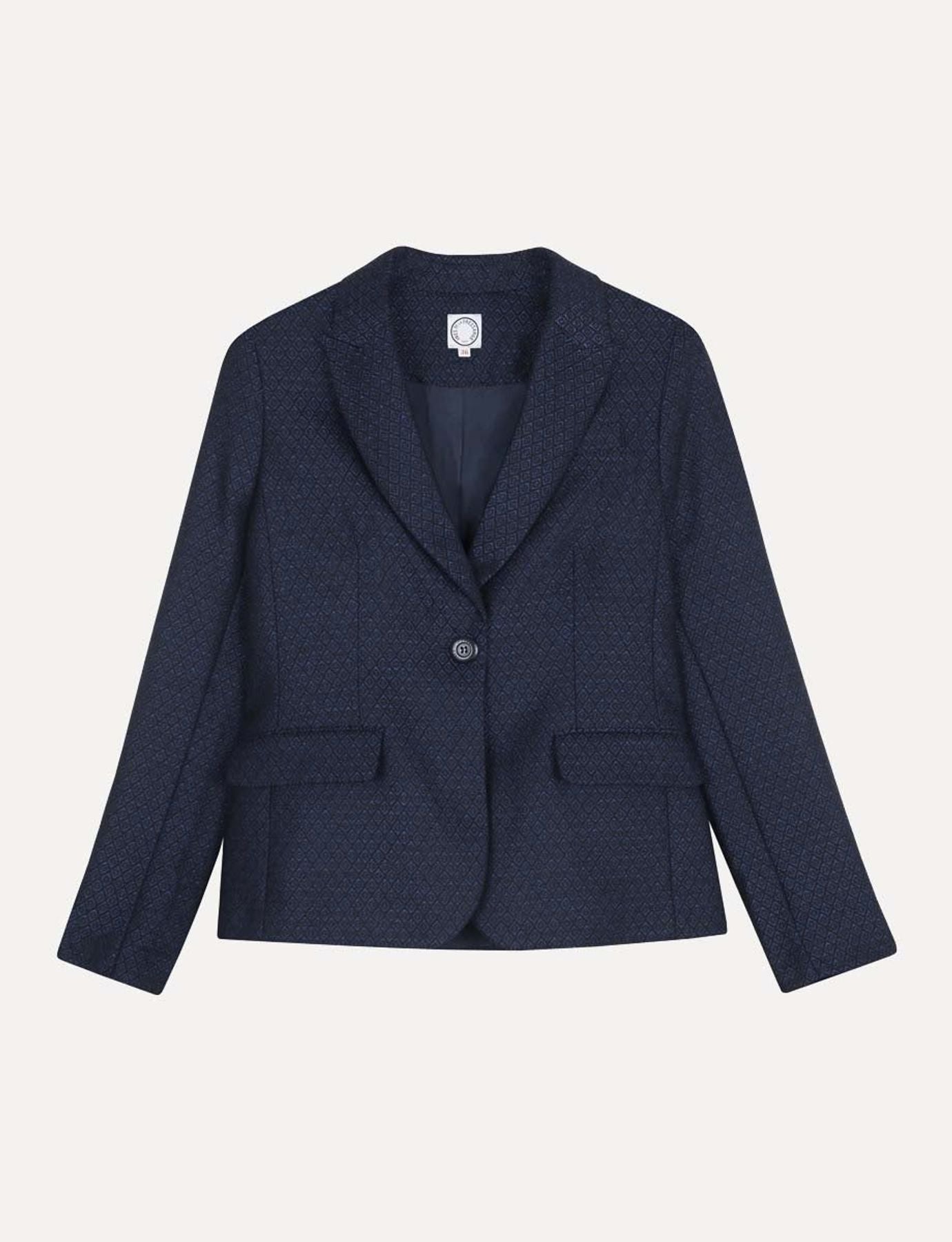 SHOPIFY GIÀ ONLINE Giacca Nicoletta blu navy