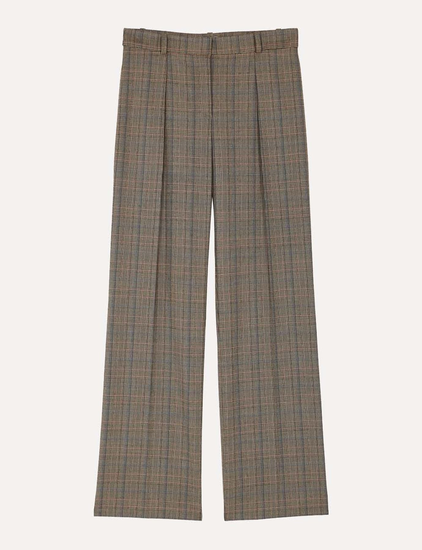 Pantalone Hector Príncipe de Gales beige