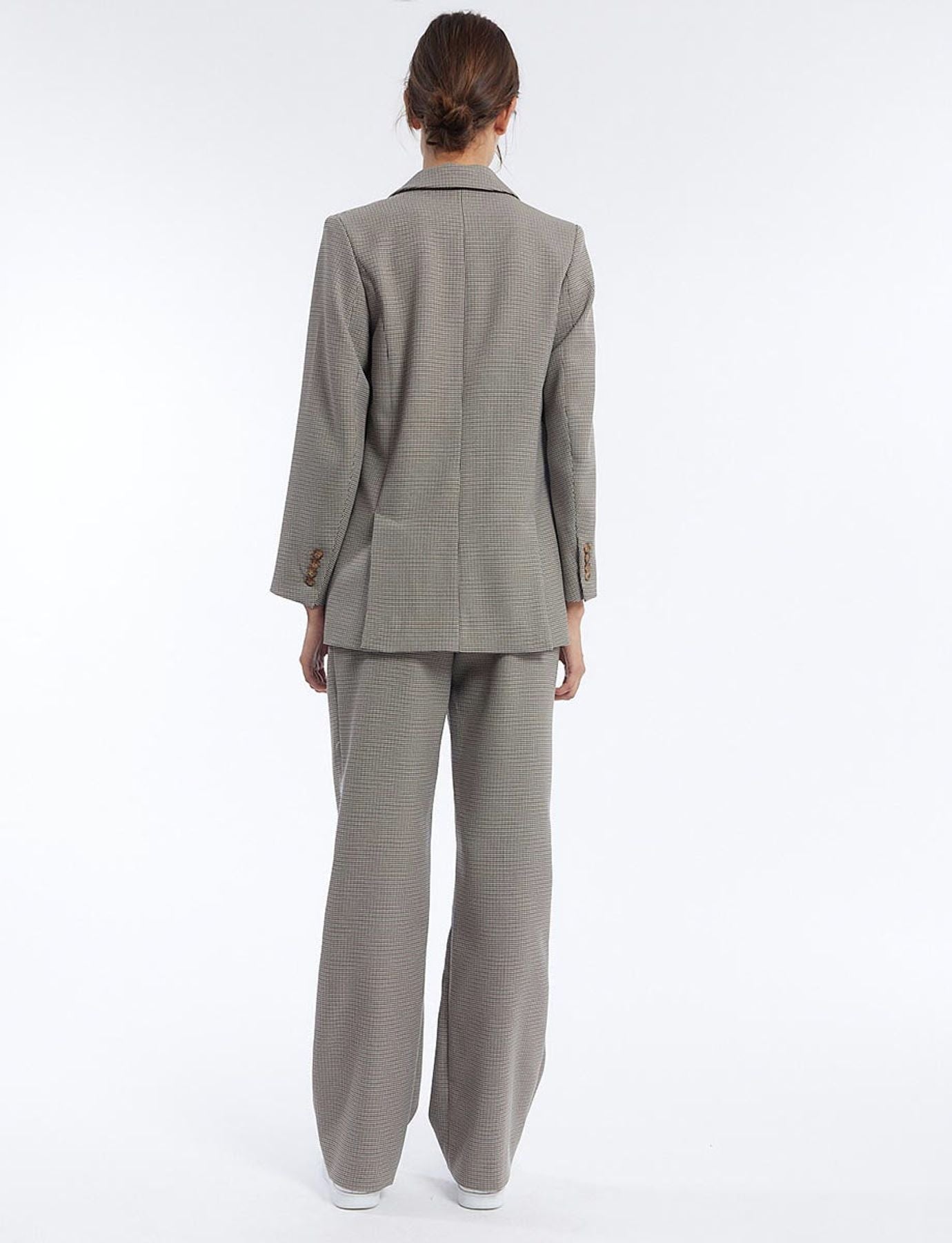 Pantaloni Hector in pied-de-poule