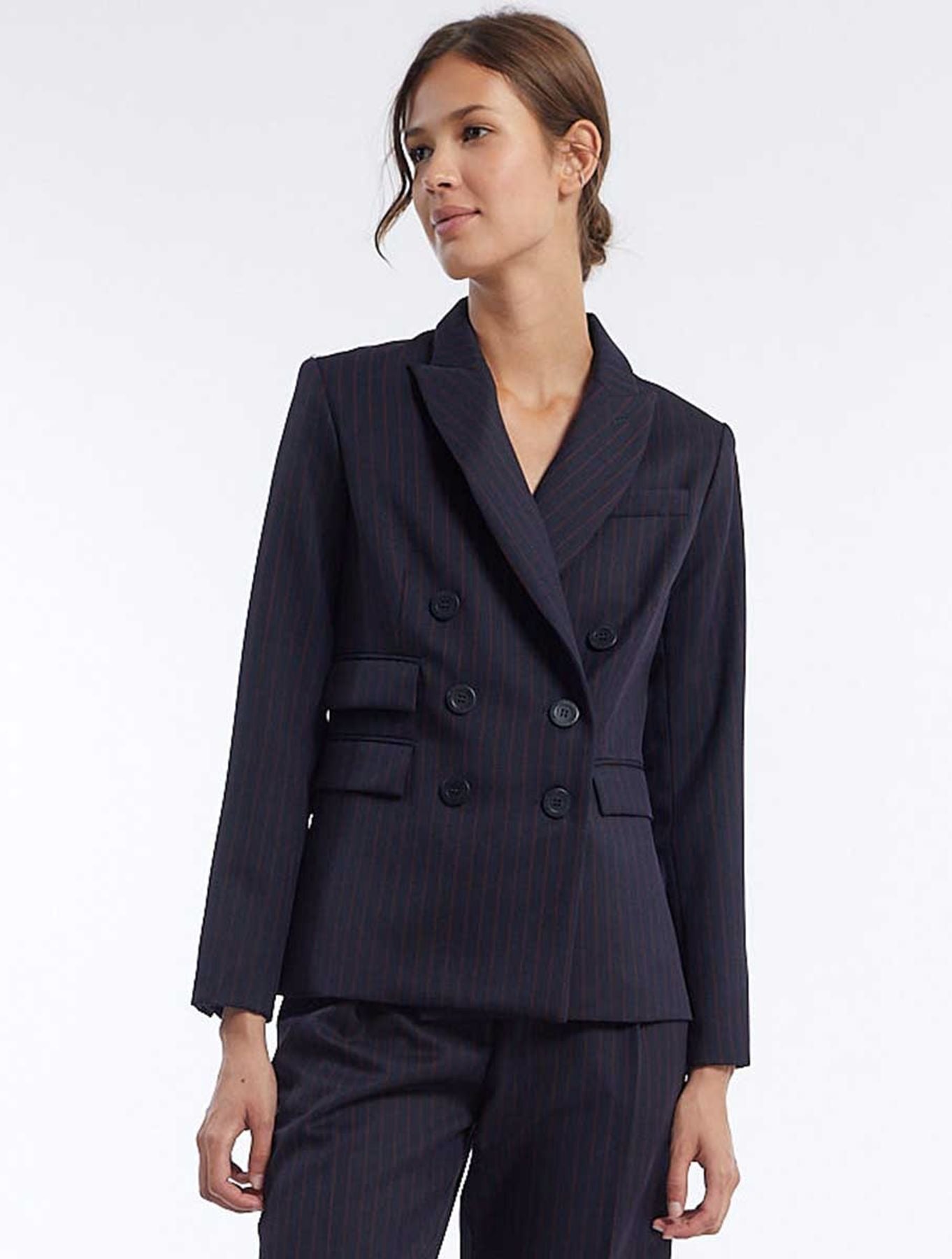 Giacca Maurice in cotone blu navy