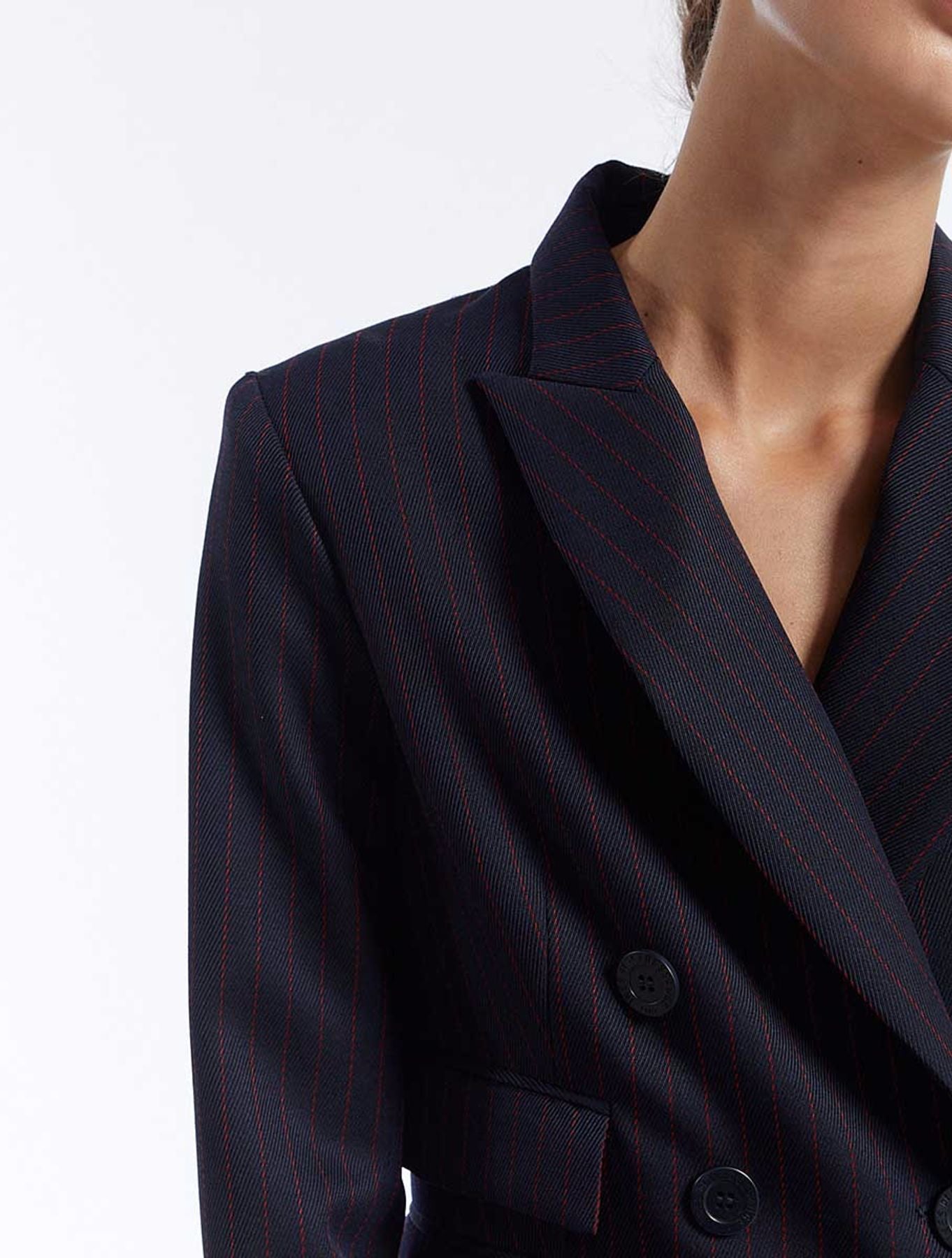 Giacca Maurice in cotone blu navy