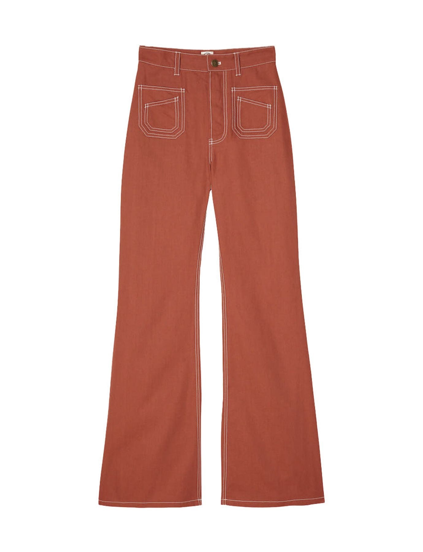 Pantalone Basile algodón caramelo