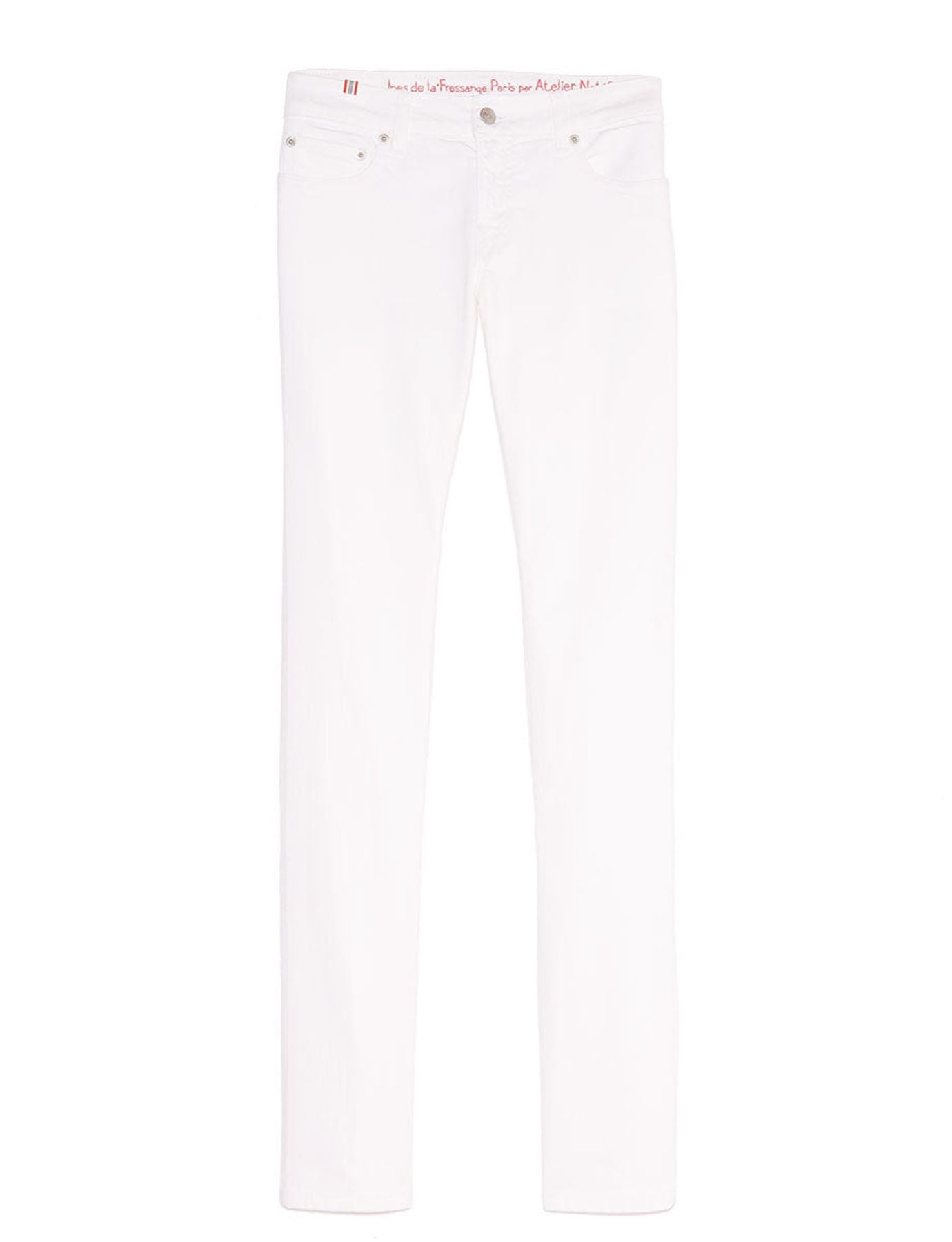 Anemone bianco denim