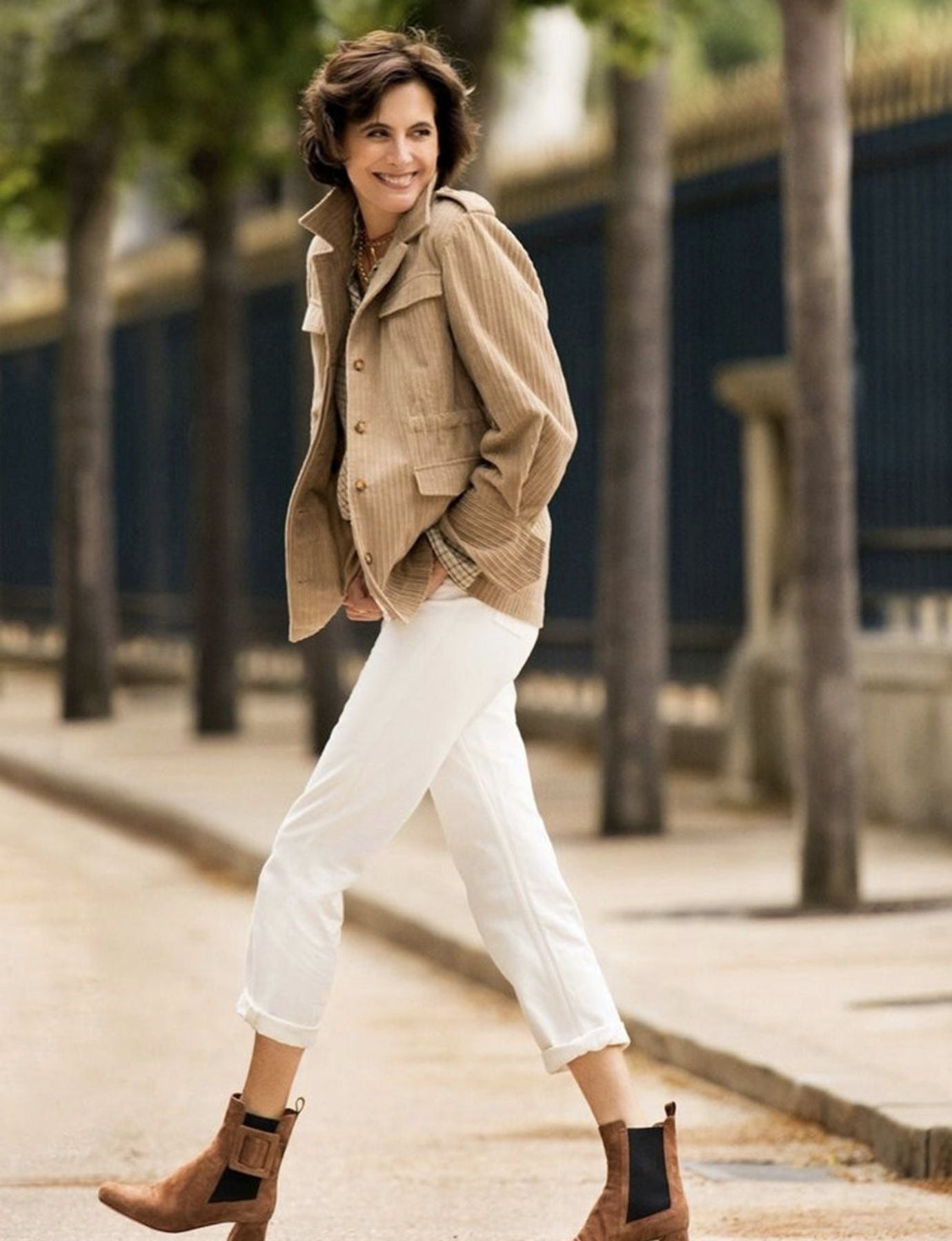 Jeans Bamboo slim fit in cotone bianco x Notify
