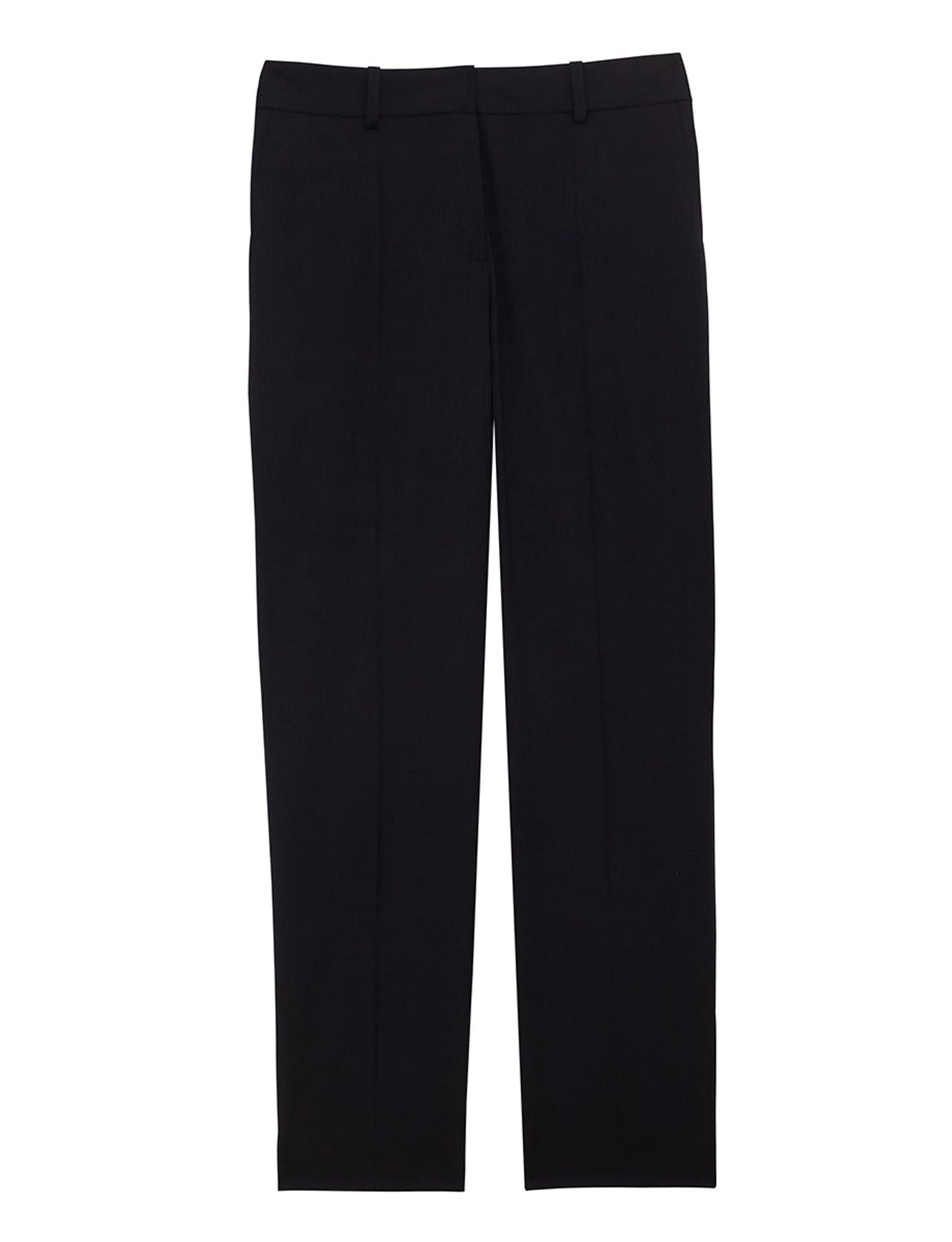 Pantaloni Audrey in lana fina azul marino
