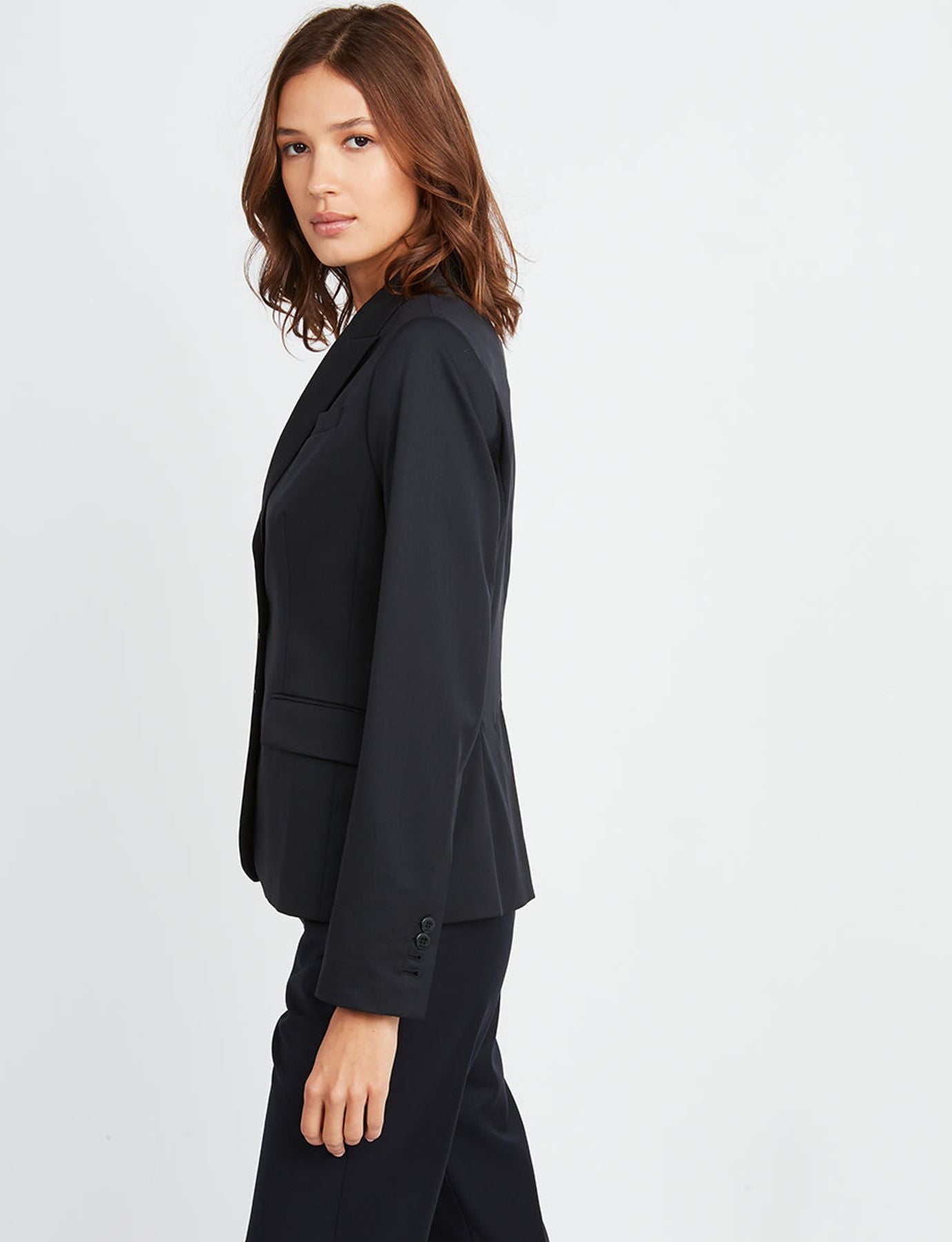 Nicoletta giacca blu navy non più in uso
