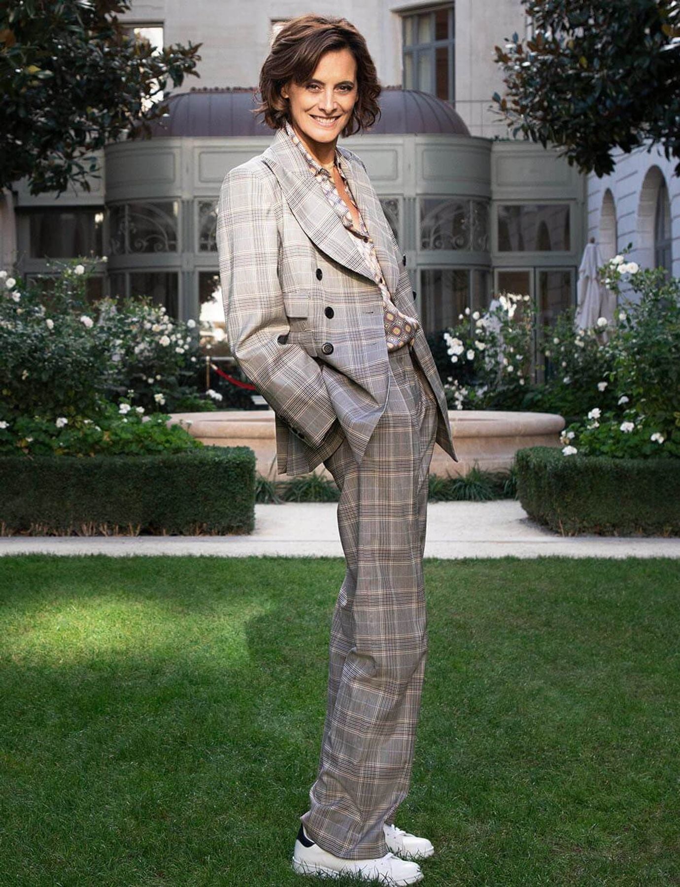 Pantaloni con stampa Principe di Galles Hector