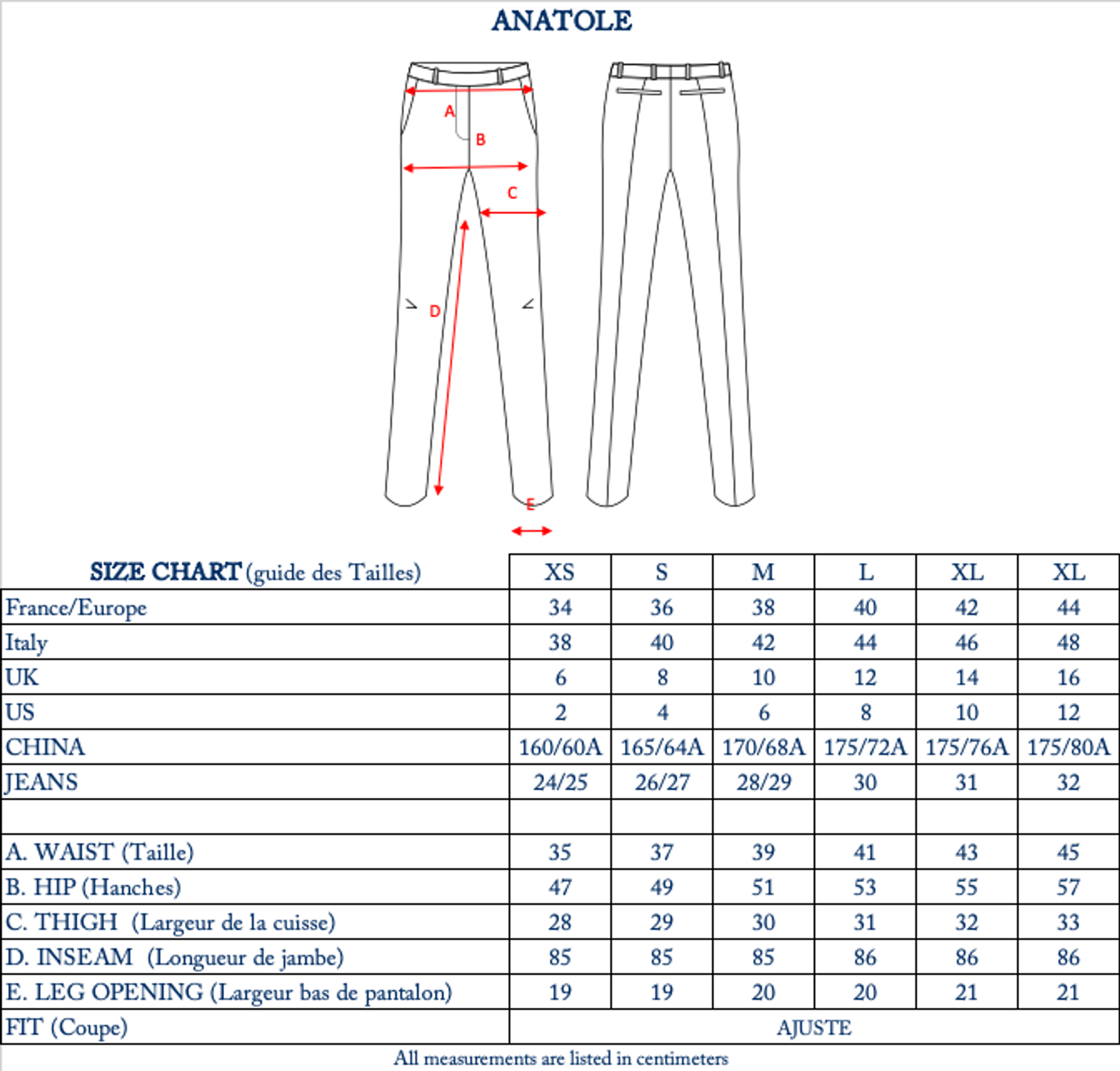 Pantaloni Anatole grigi