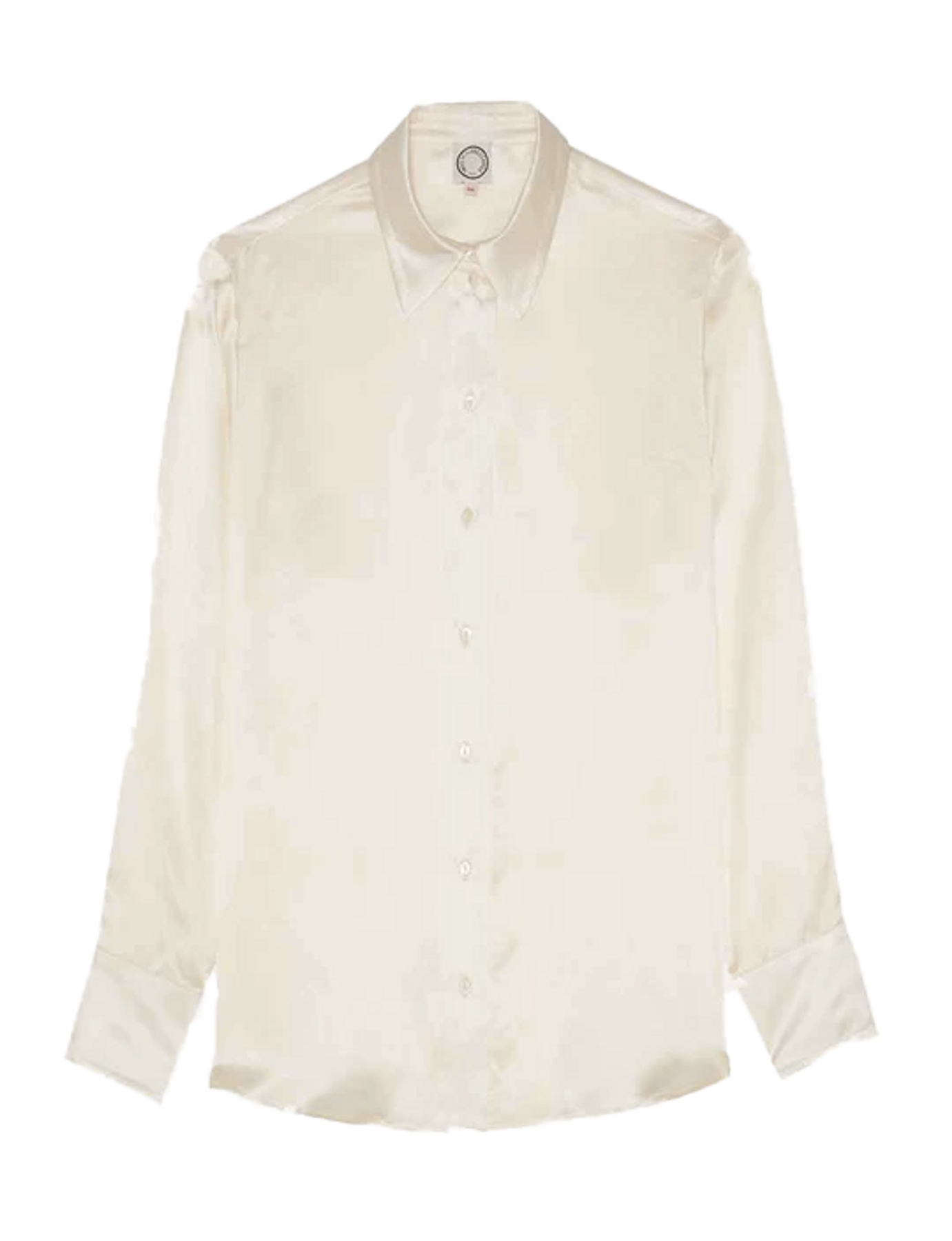 Camisa de seda Maureen ecrue