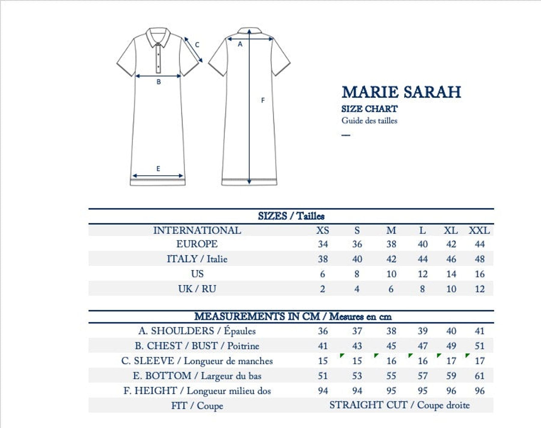 Giacca polo Marie Sarah a righe