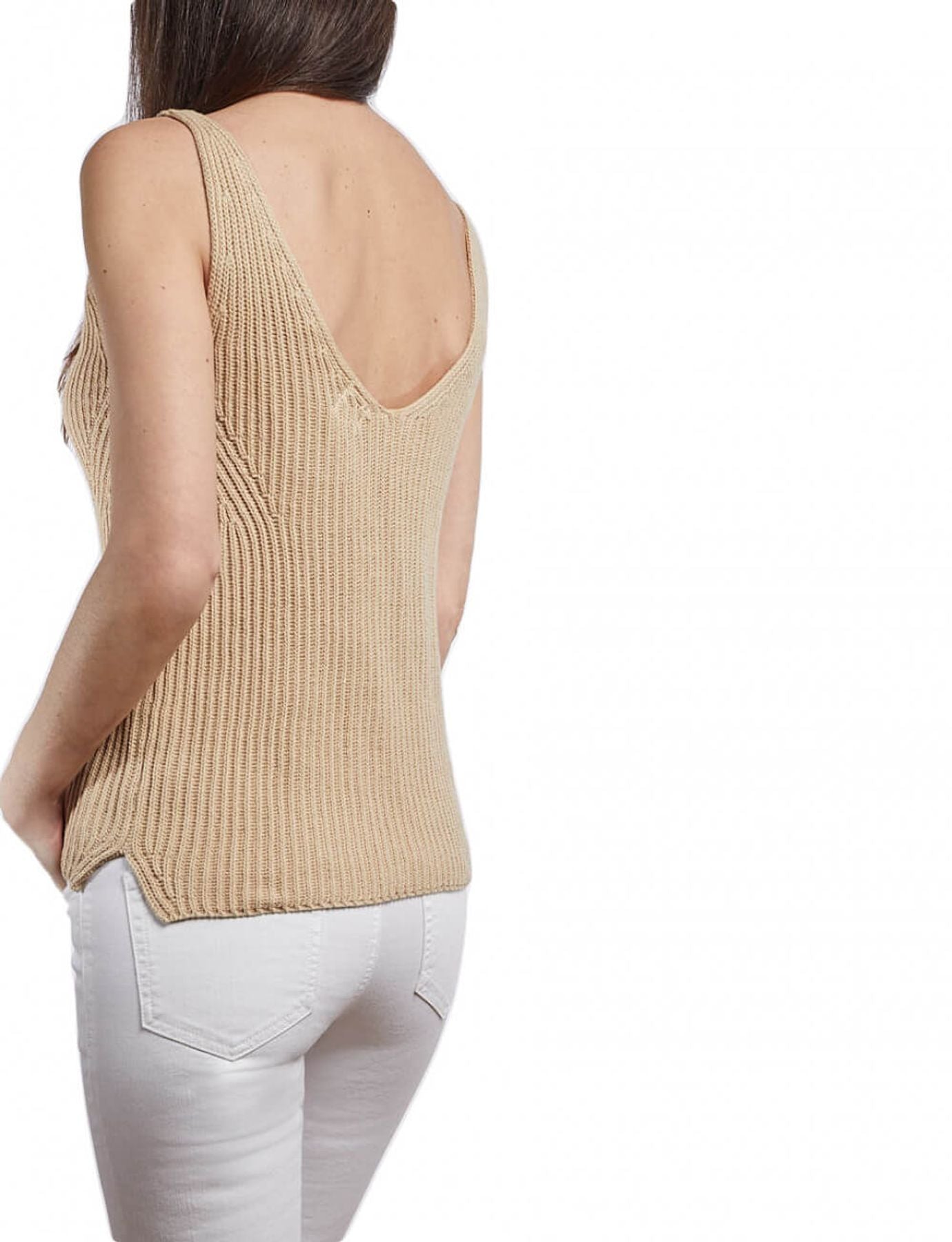 Camiseta de tirantes Anselmo beige