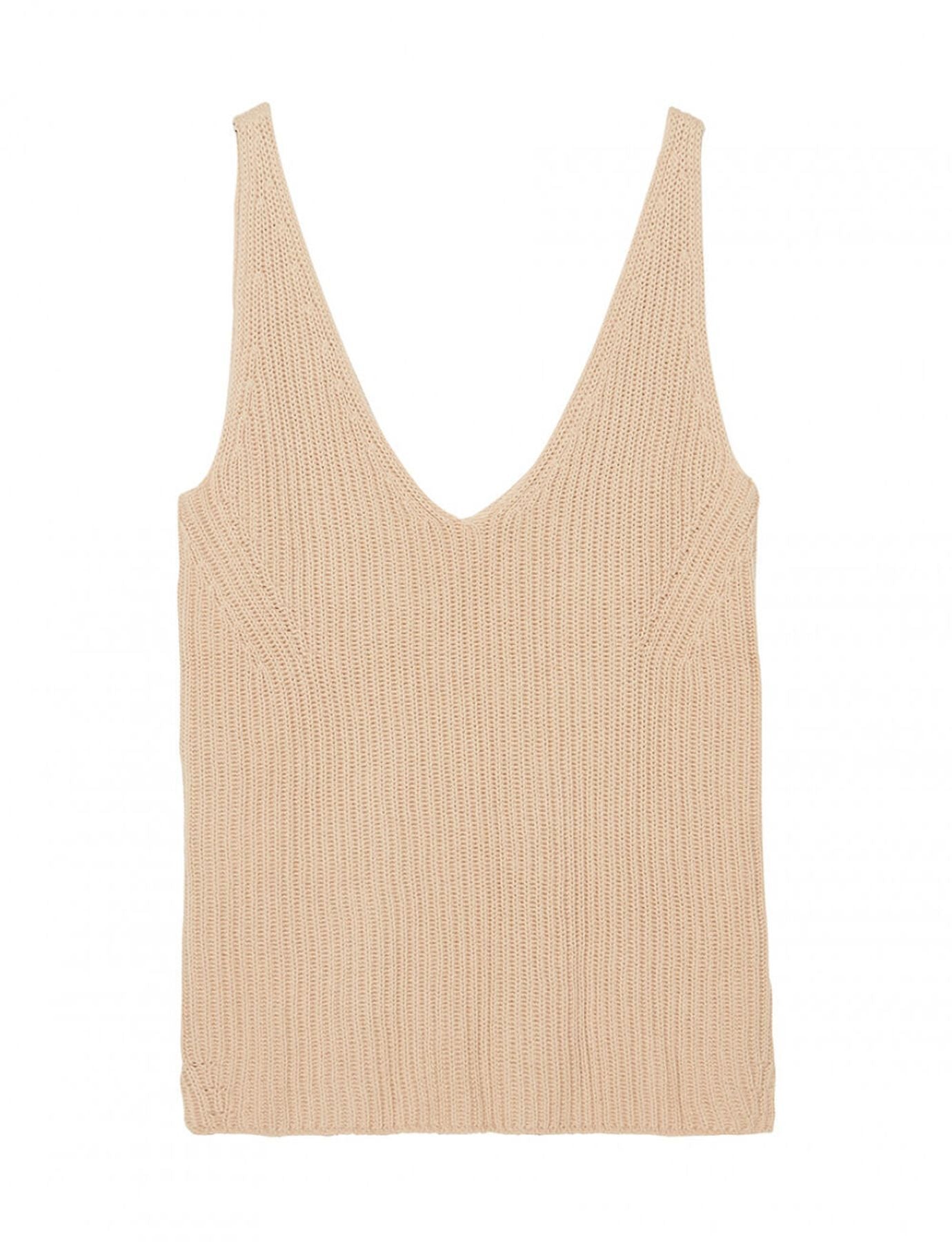 Camiseta de tirantes Anselmo beige