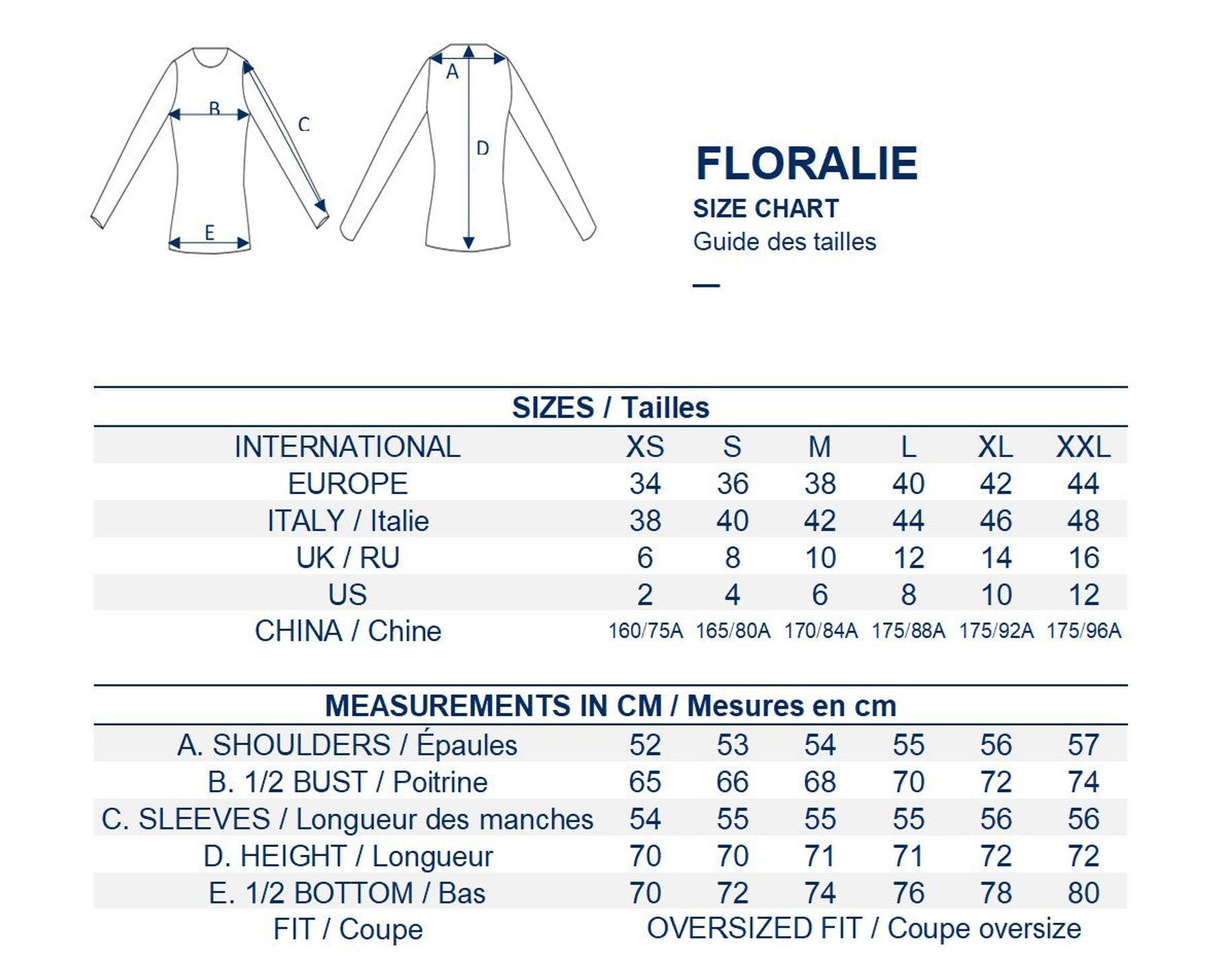 Top Floralie in seta nera