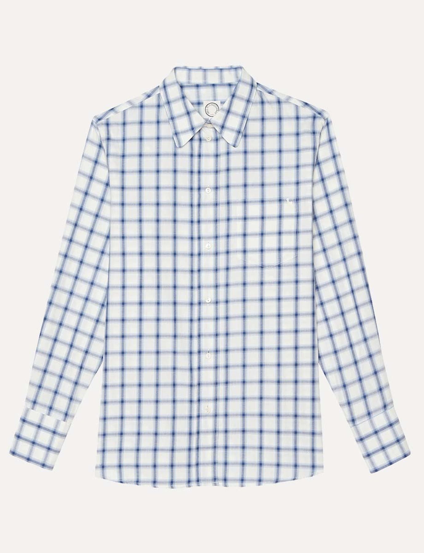Camiseta di colori azzurri e bianchi Maureen