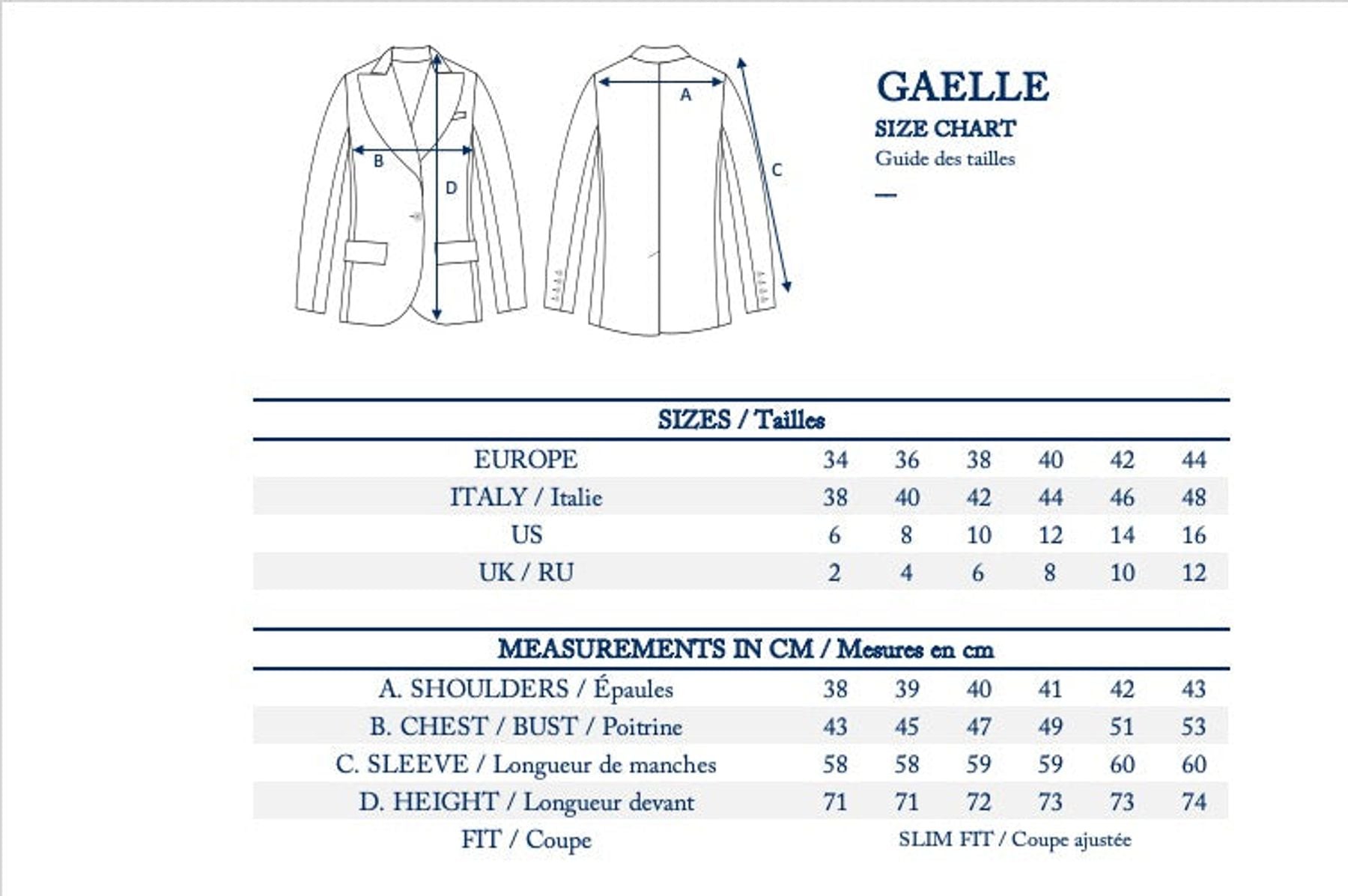 Giacca Gaelle nera ricamata